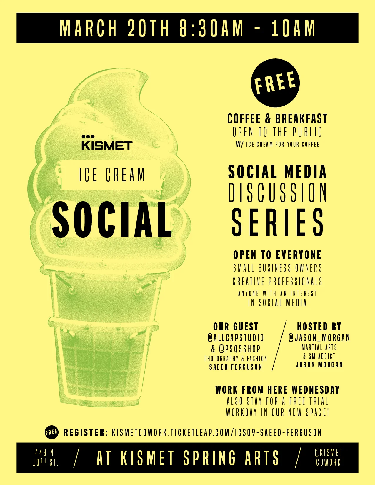 Kismet Cowork Ice Cream Social