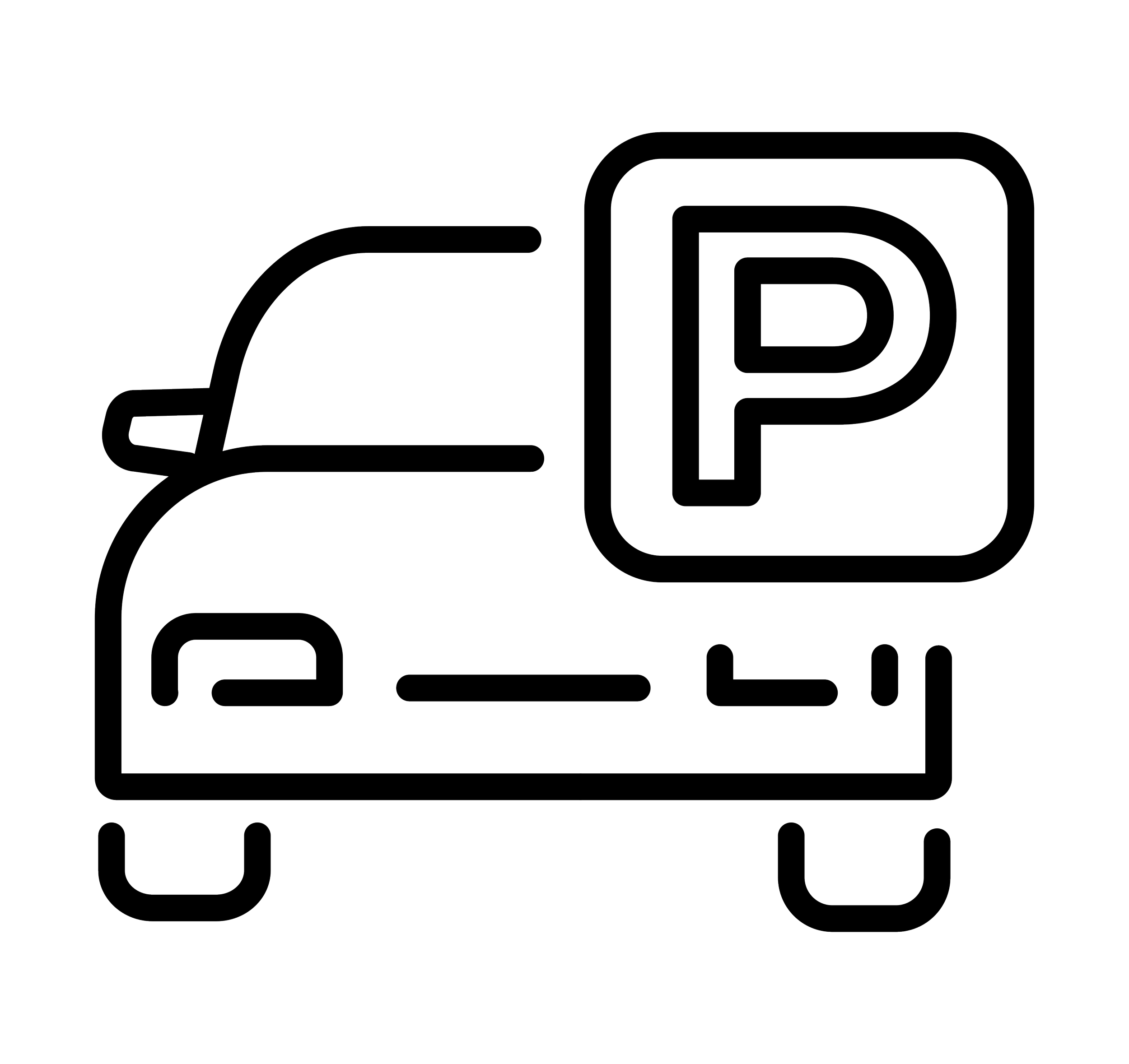 Private adjacent parking 