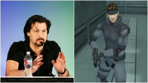 David Hayter and his counterpart, Solid Snake