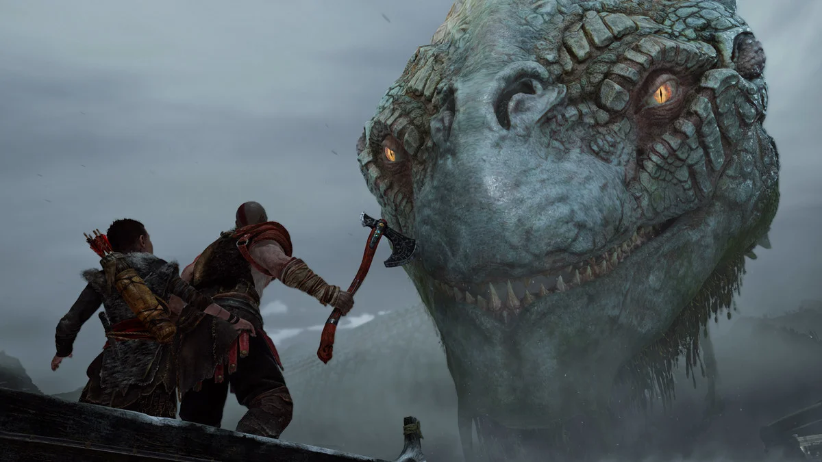 Grand scale has always been one of God of War's strong points but this redefines it.