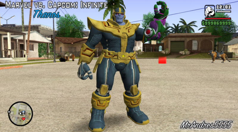 It wouldn't be the first time Thanos showed up in GTA...