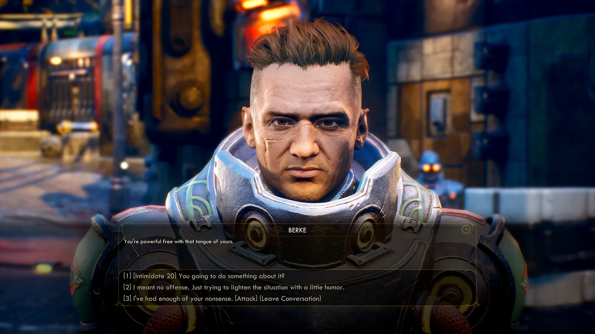 The various dialogue options allow for plenty of opportunity to role-play.