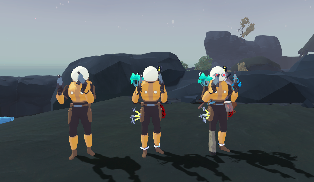 The progression of your characters appearance from early game to late game can be rather…jarring.