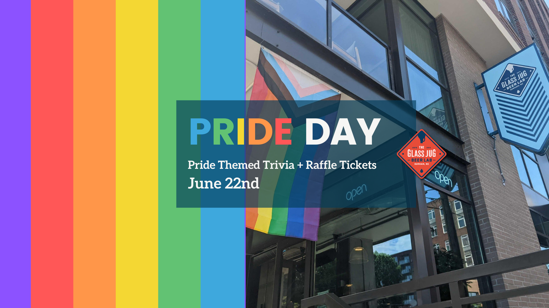 PRIDE DAY + Pride Themed Trivia The Glass Jug Downtown — The Glass