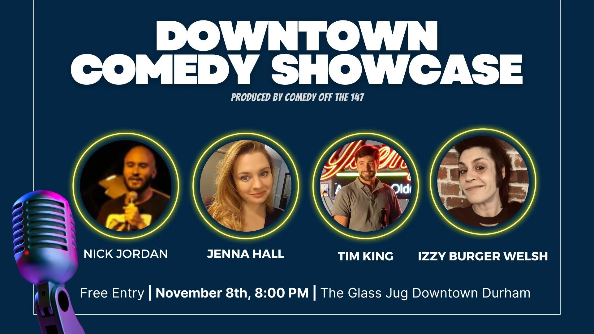 Downtown Comedy Showcase at The Glass Jug!