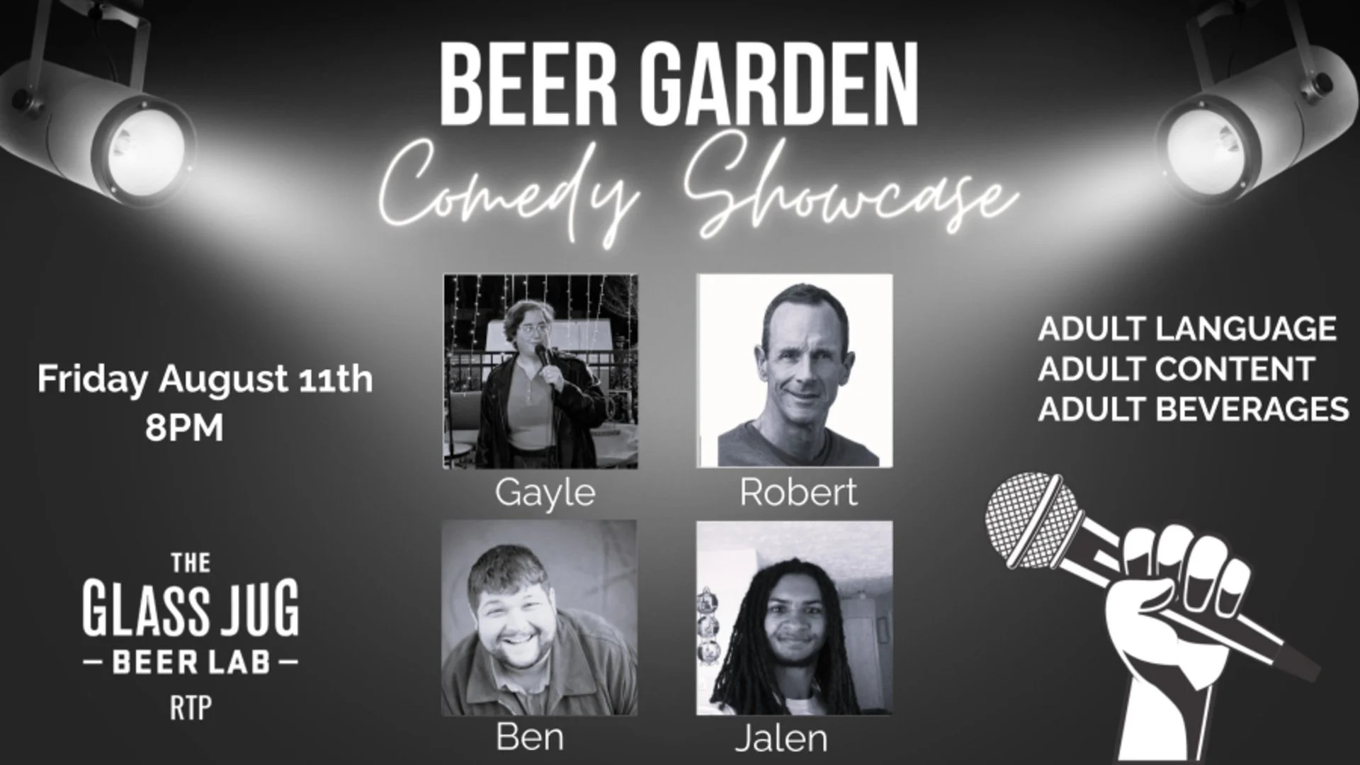 Beer Garden August Comedy Showcase