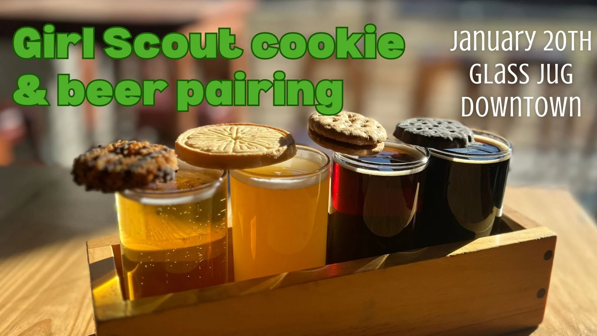 Girl Scout Cookie and Beer Tasting at Downtown