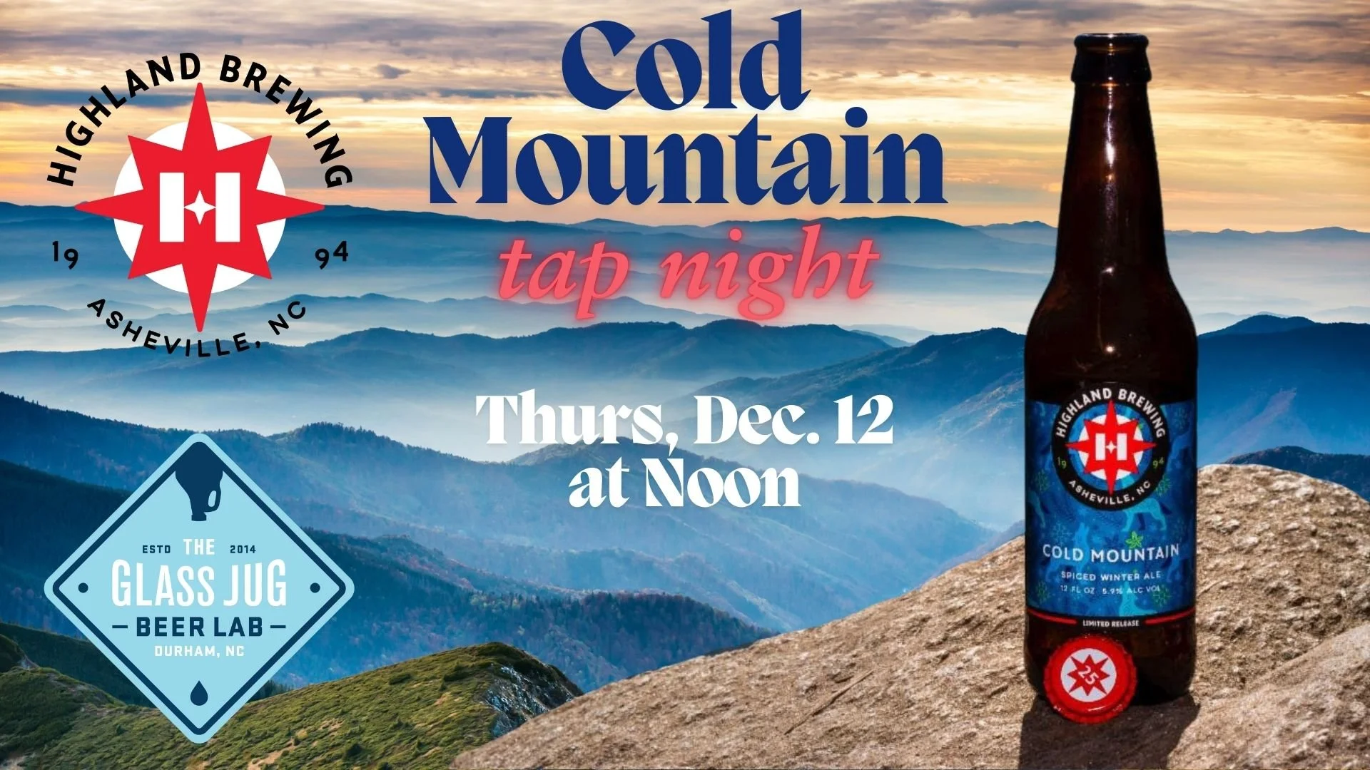 Highland Brewing Cold Mountain Winter Ale Tap Night
