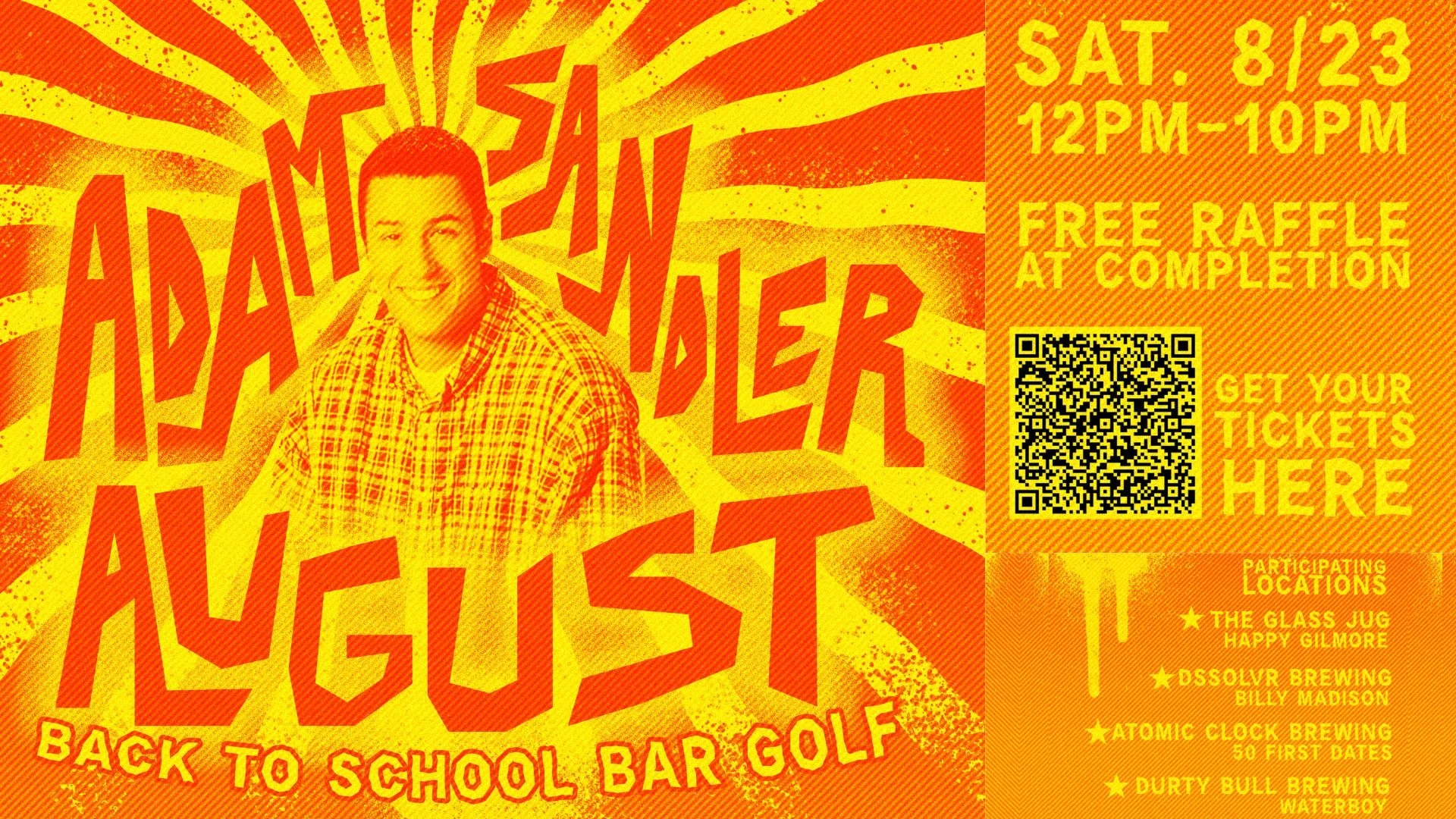 Adam Sandler Back to School Bar Golf