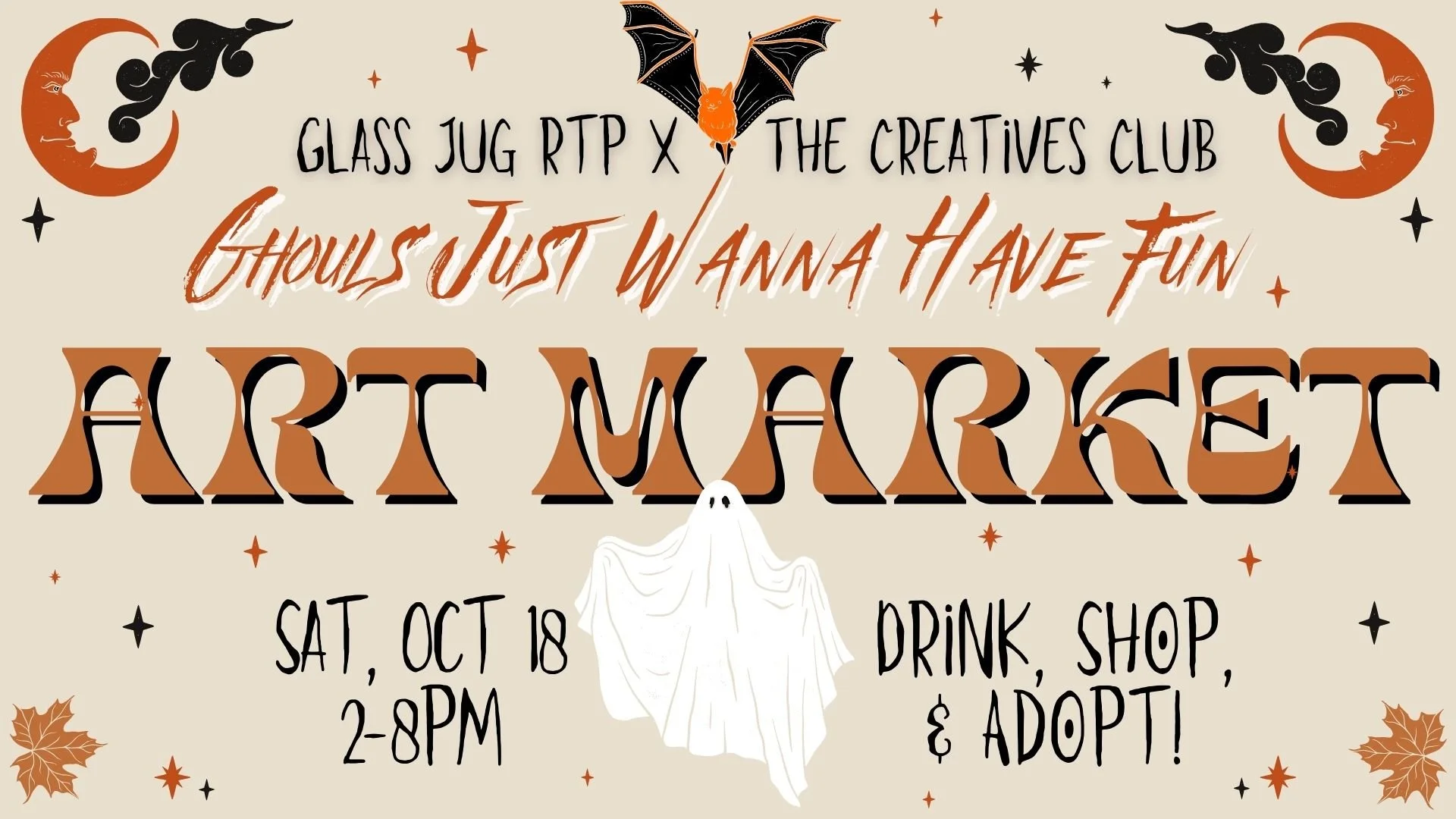 "Ghouls Just Wanna Have Fun" Art Market