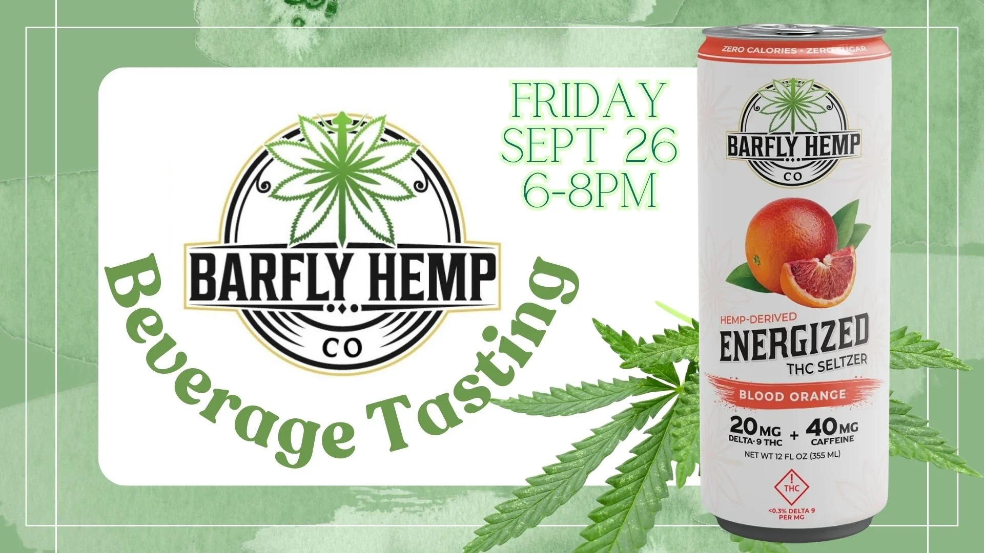 Barfly Hemp Beverage Tasting