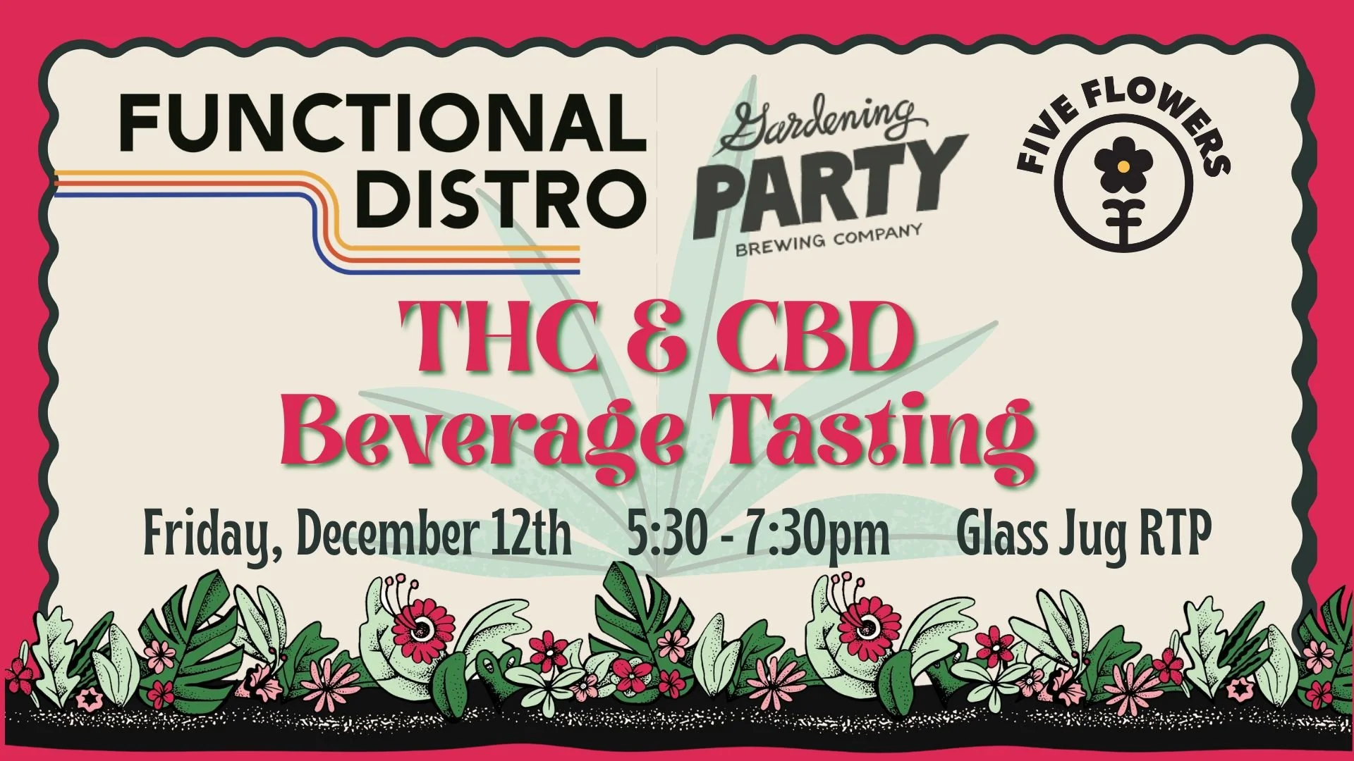 Functional Distro THC & CBD Bev Tasting