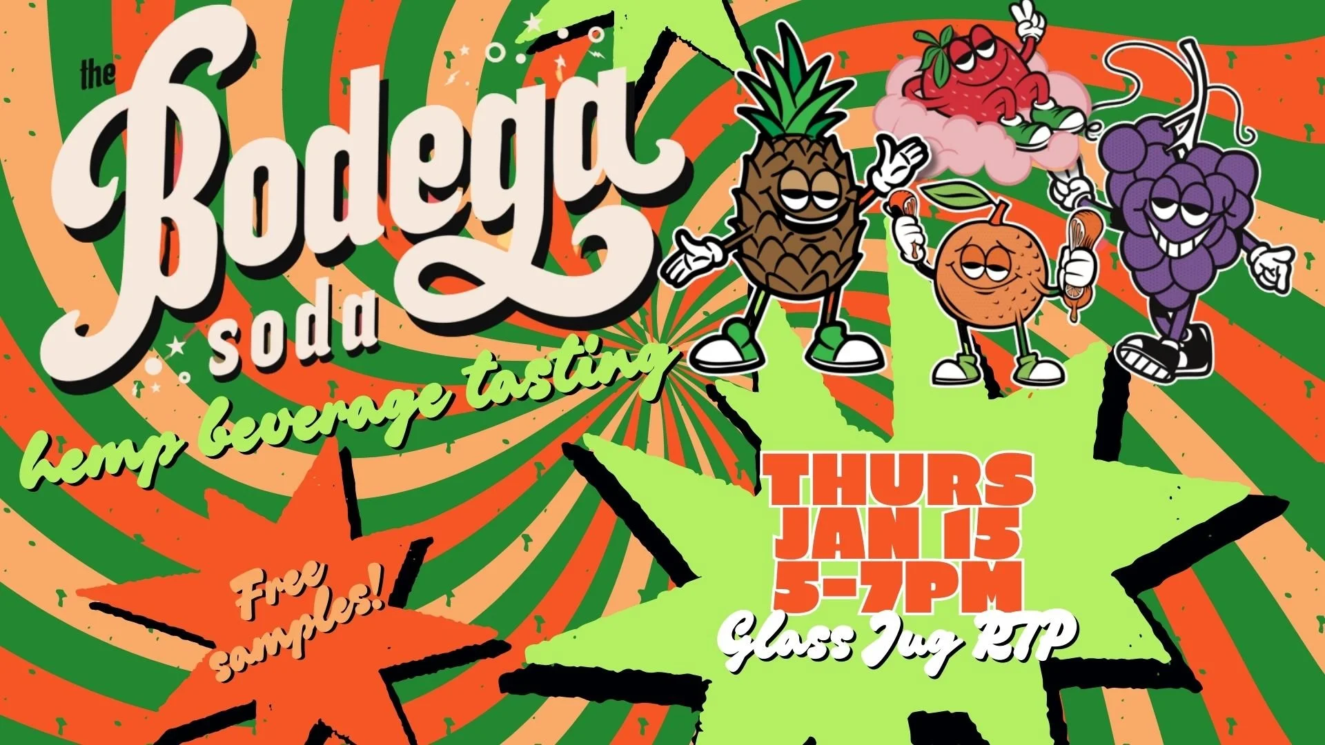 Bodega Soda Hemp Beverage Tasting