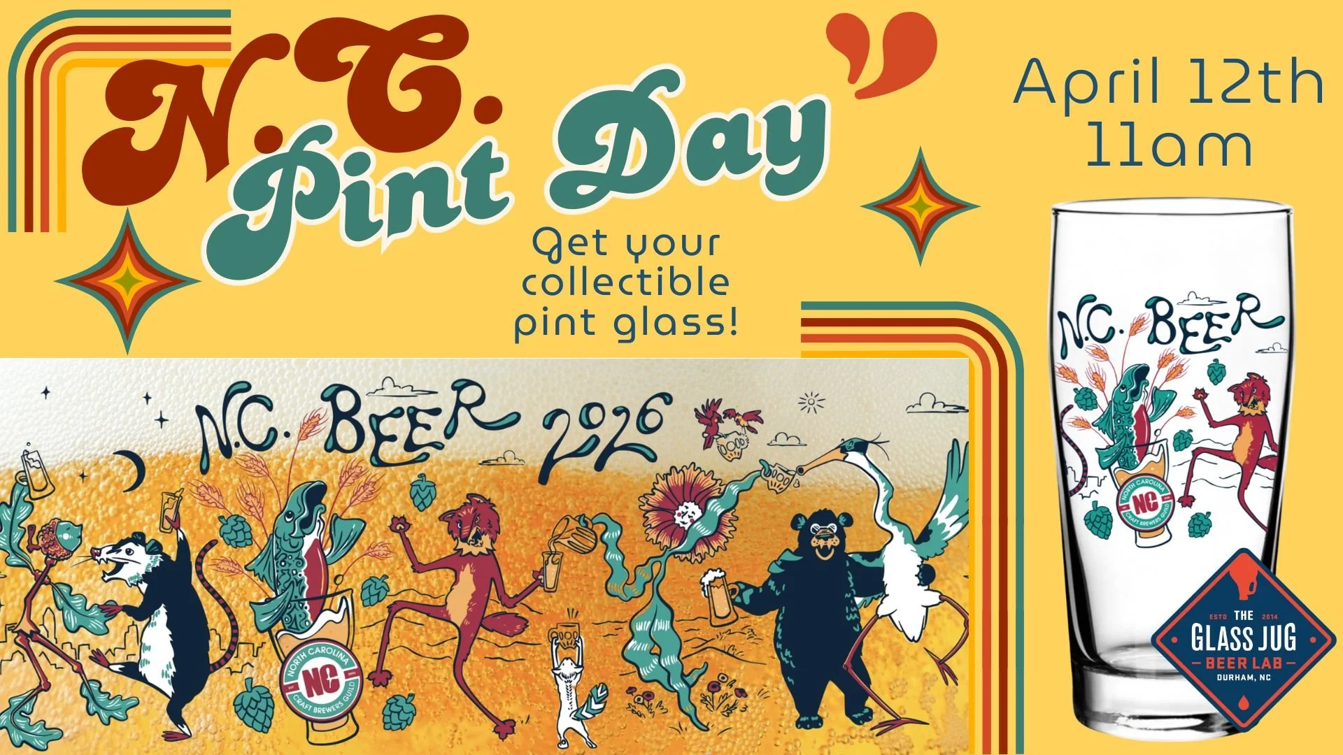 NC Pint Day at Glass Jug Downtown