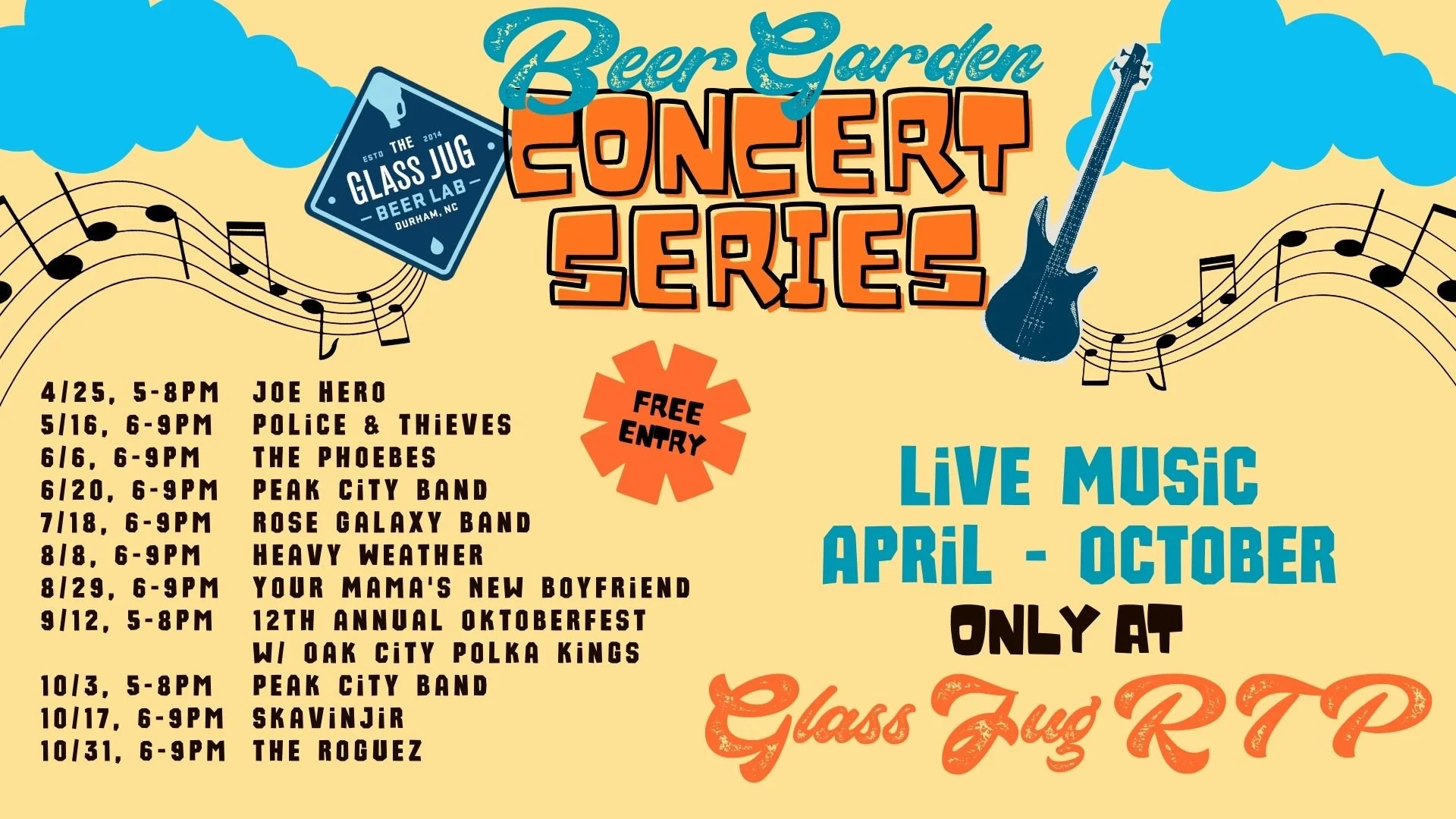 Beer Garden Concert Series with Police &amp; Thieves