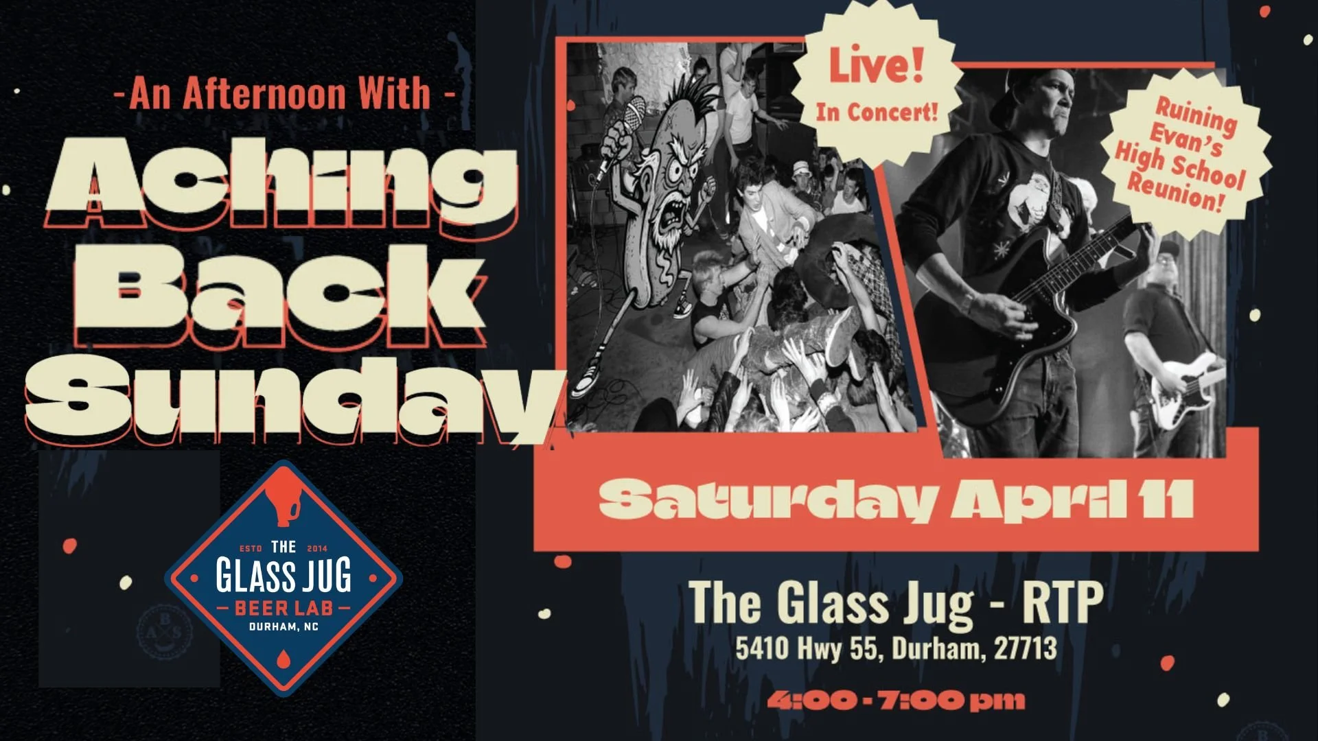 Aching Back Sunday Live Music