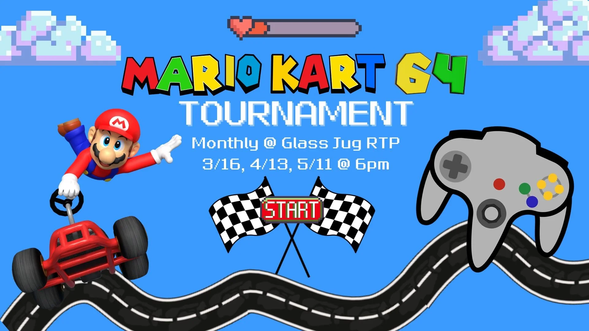 Old Skool Gaming Night - Mario Kart 64 Tournament