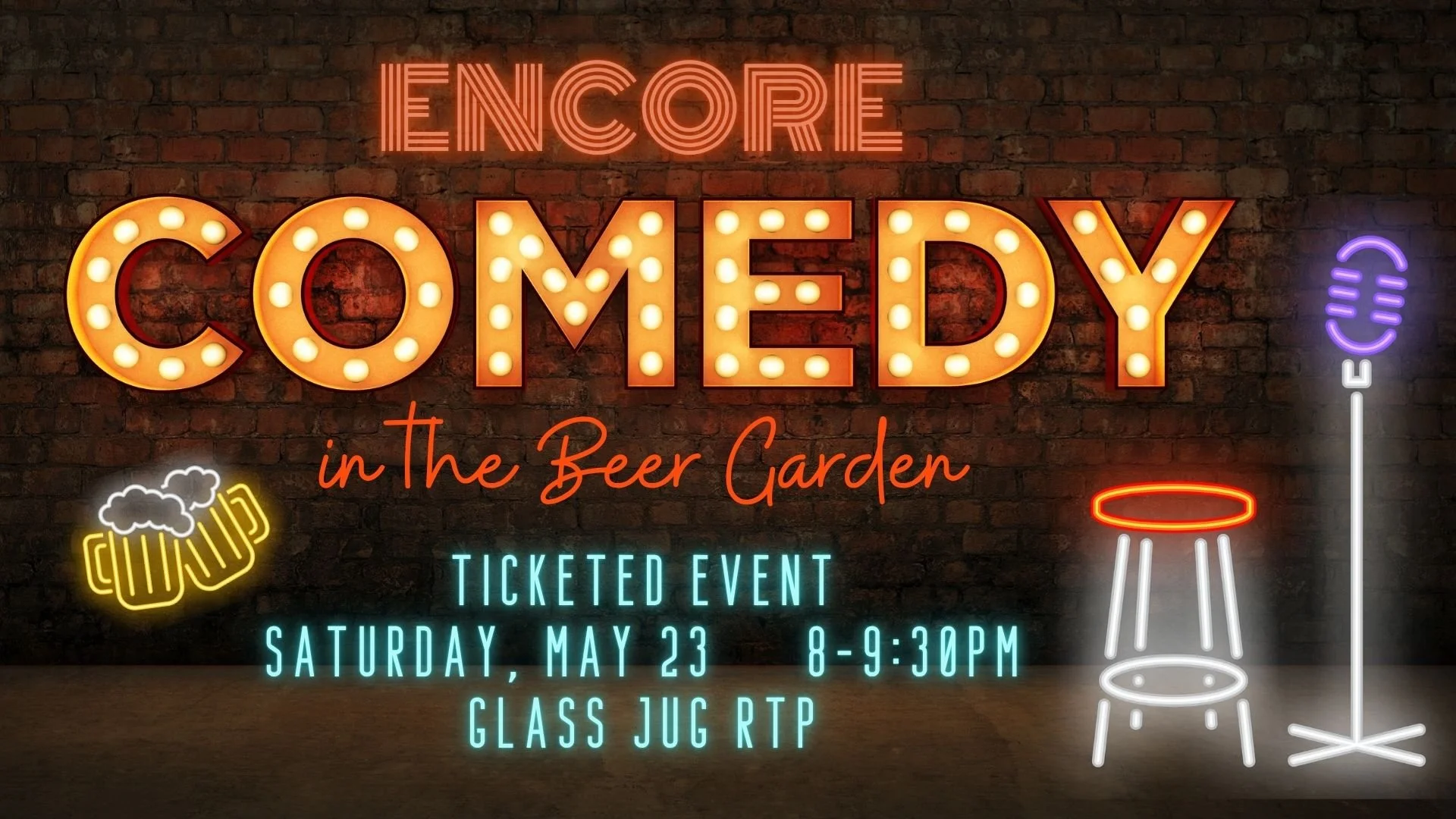 Encore Comedy in the Beer Garden