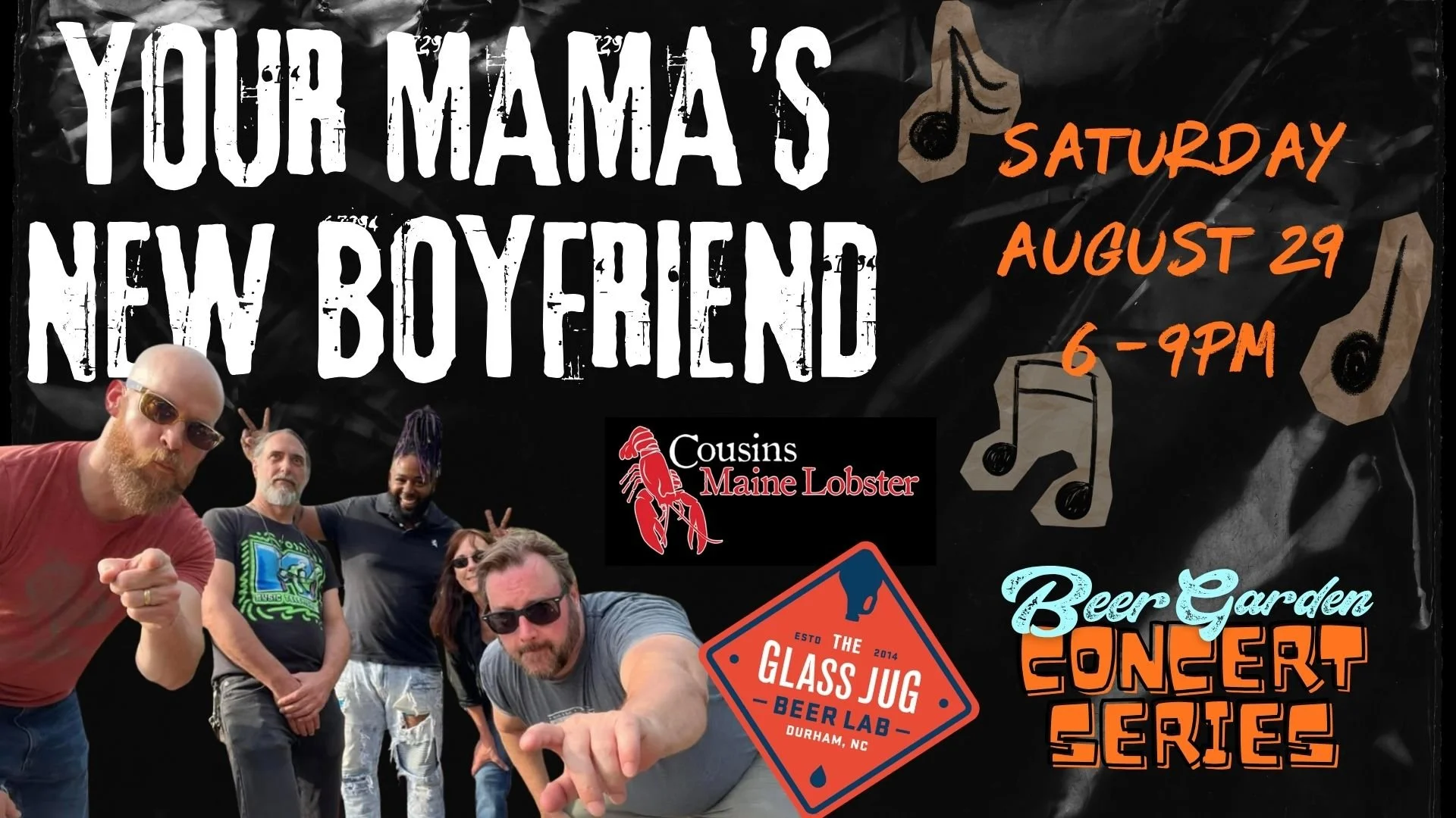 Beer Garden Concert Series: Your Mama's New Boyfriend