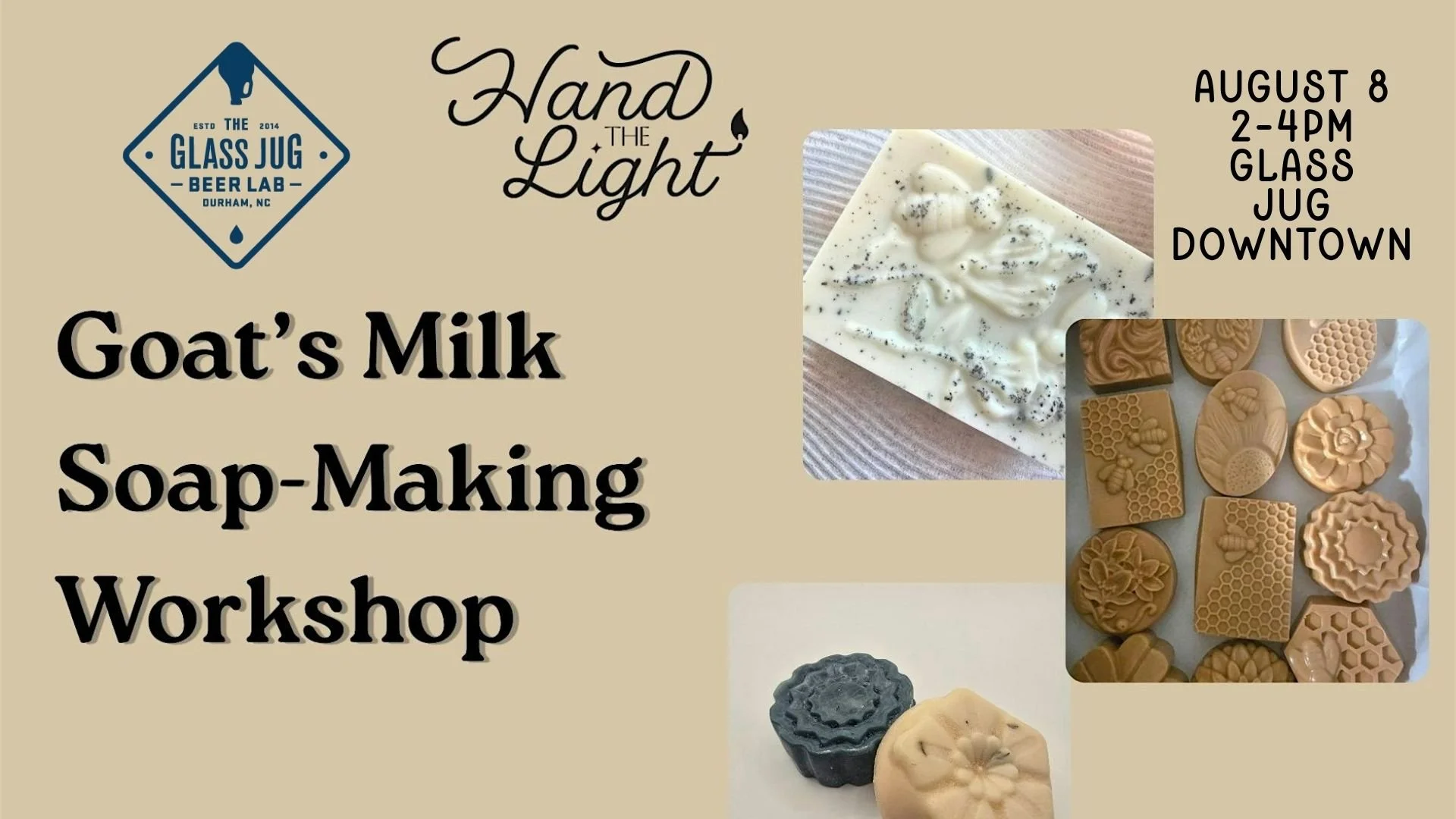 Sip &amp; Create: Soap Making Workshop 