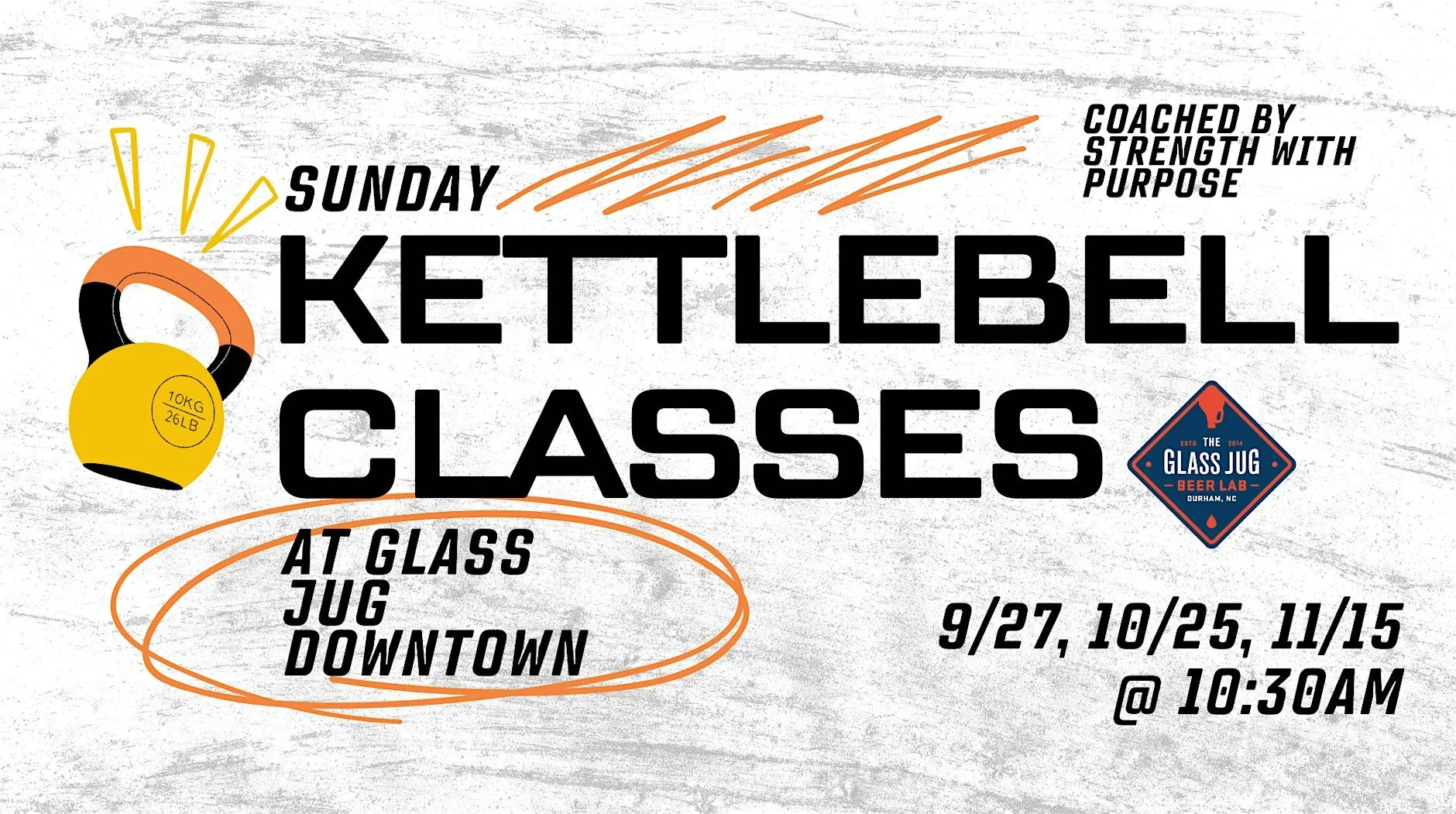 Sunday Kettlebell Classes with Strength With Purpose