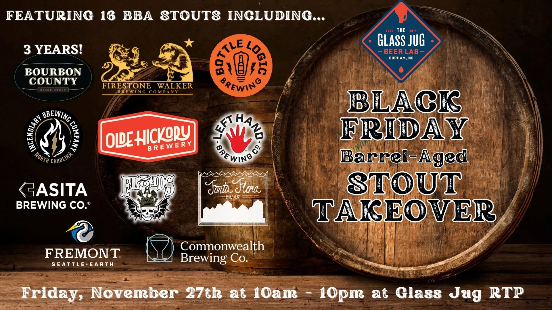 Black Friday Barrel-Aged Stout Takeover