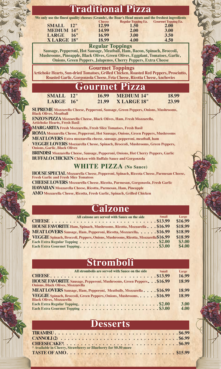 Amo Italian Restaurant & Pizzeria