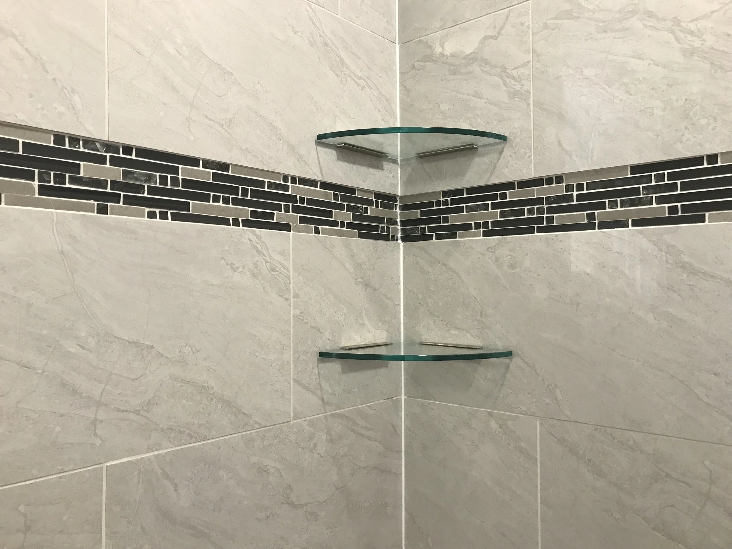  Tile Installation in Shower 
