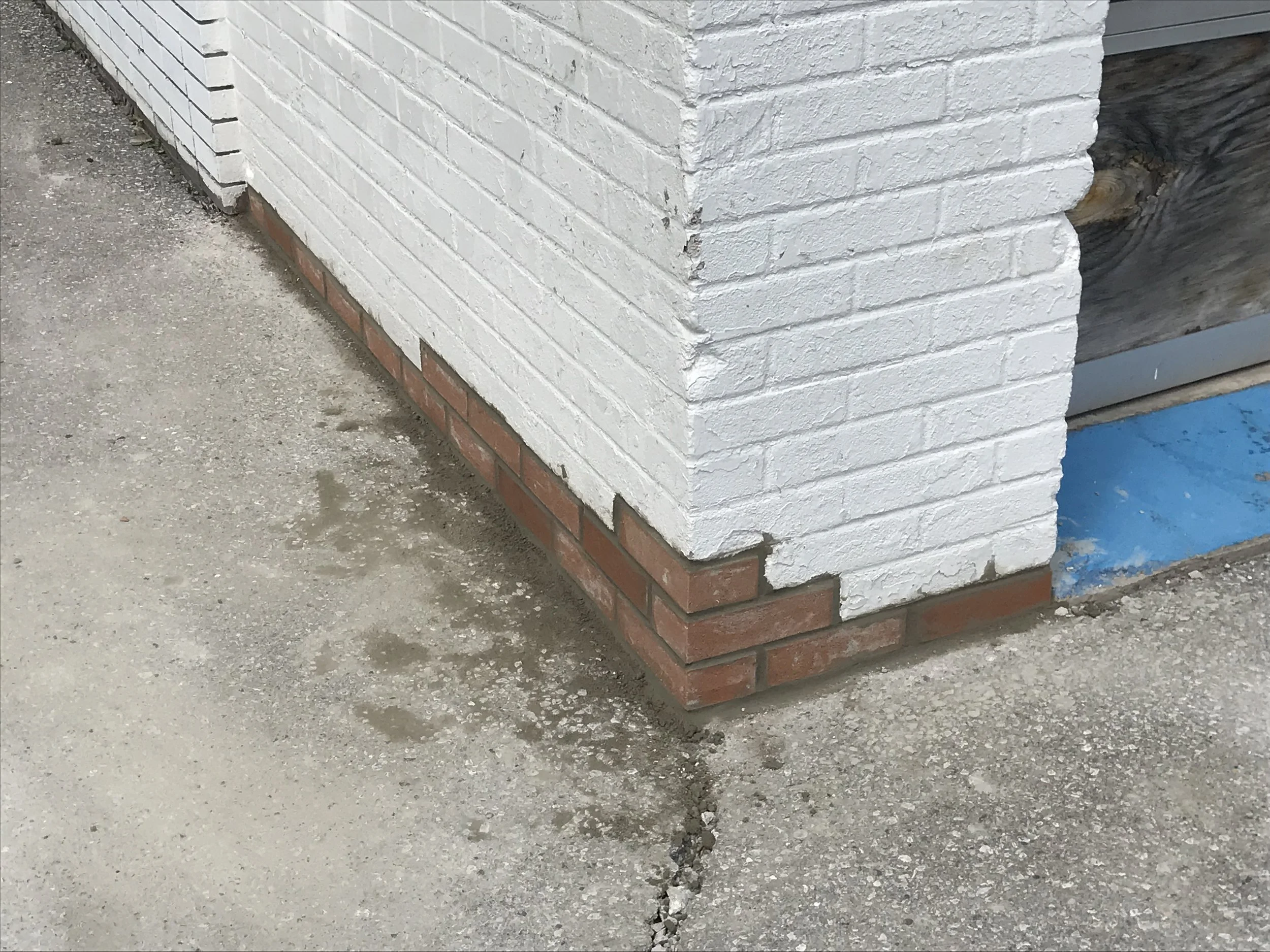 Brick Repair on Exterior Wall 
