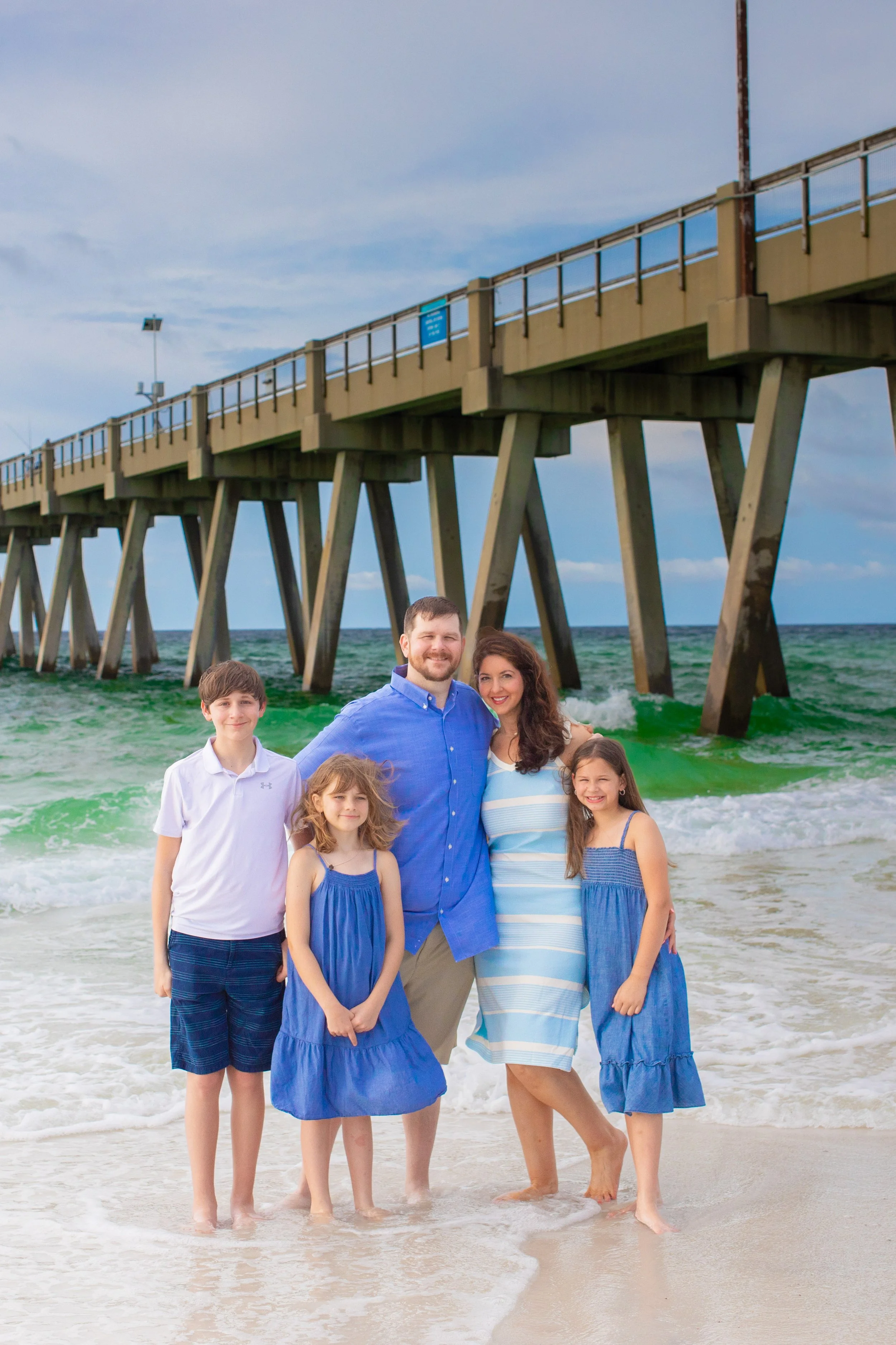 Blue is the perfect color for your next photos- Navarre Beach Photography - Jessica Salort Photographer