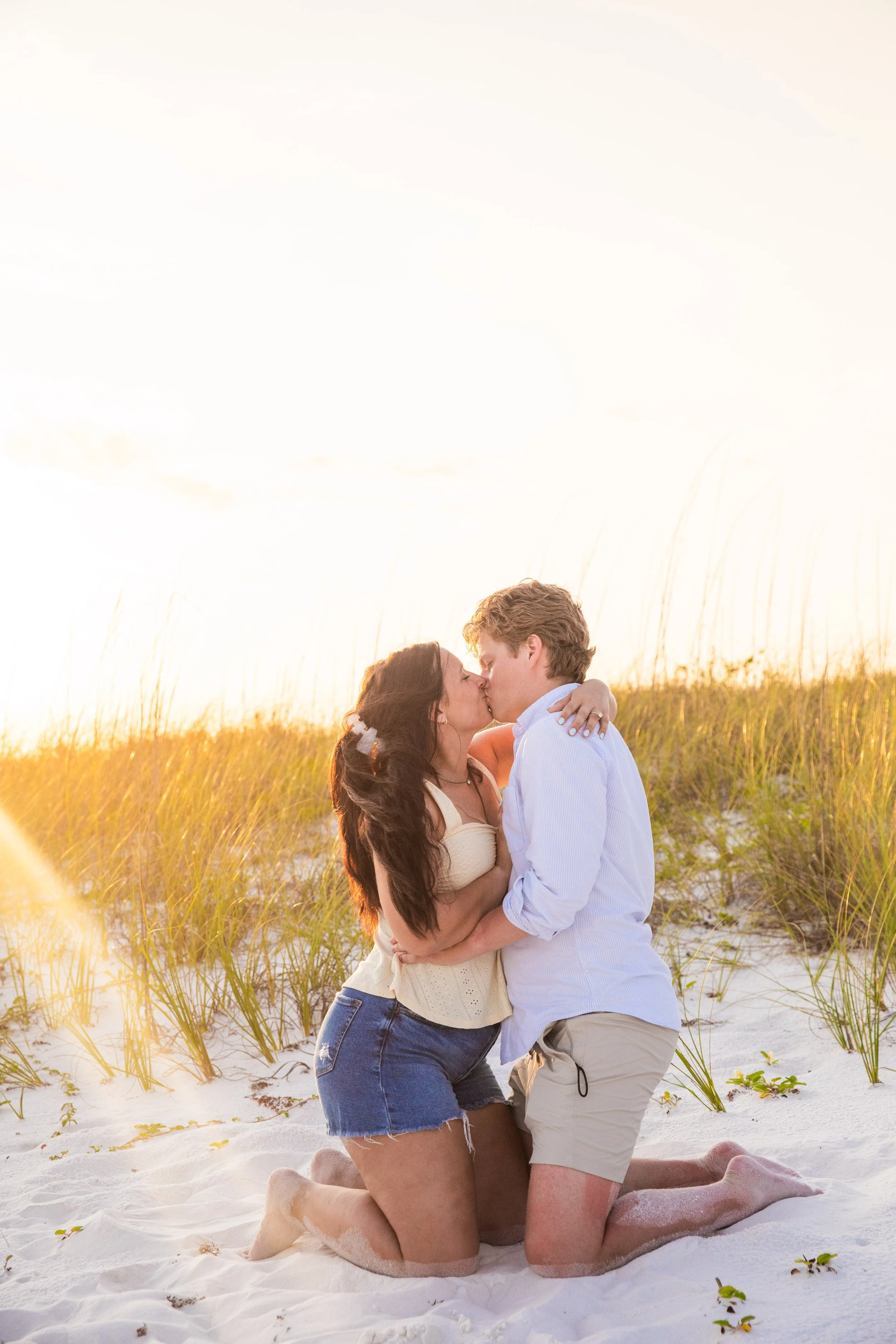 Surprise Engagements on Navarre Beach - Jessica Salort Photography