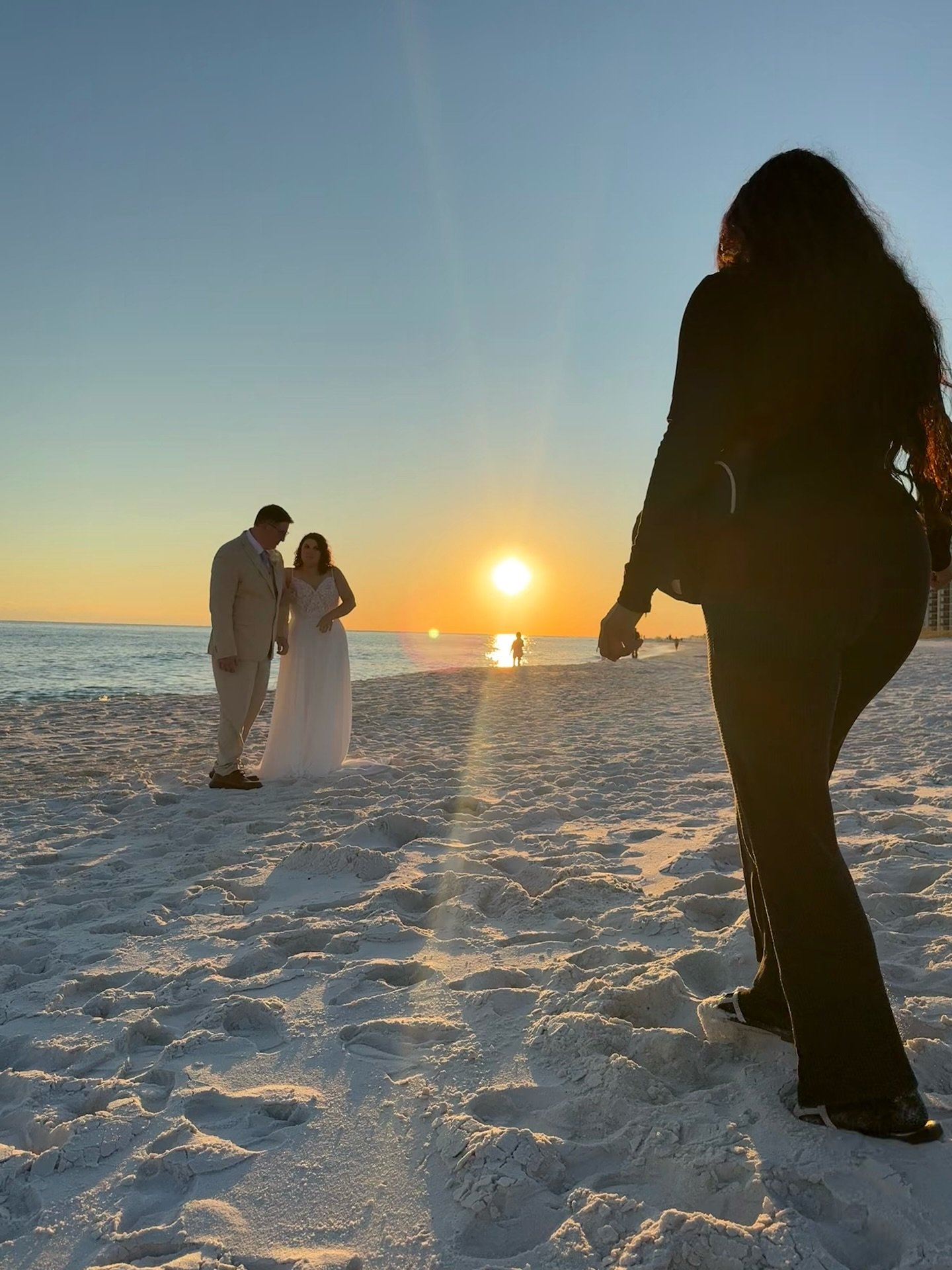 Behind the scenes at my last wedding. I can&rsquo;t be any more grateful for these images. What a blessing that I&rsquo;m able to take beautiful photos for you. Thank you from the bottom of my heart. ❤️📸🌊