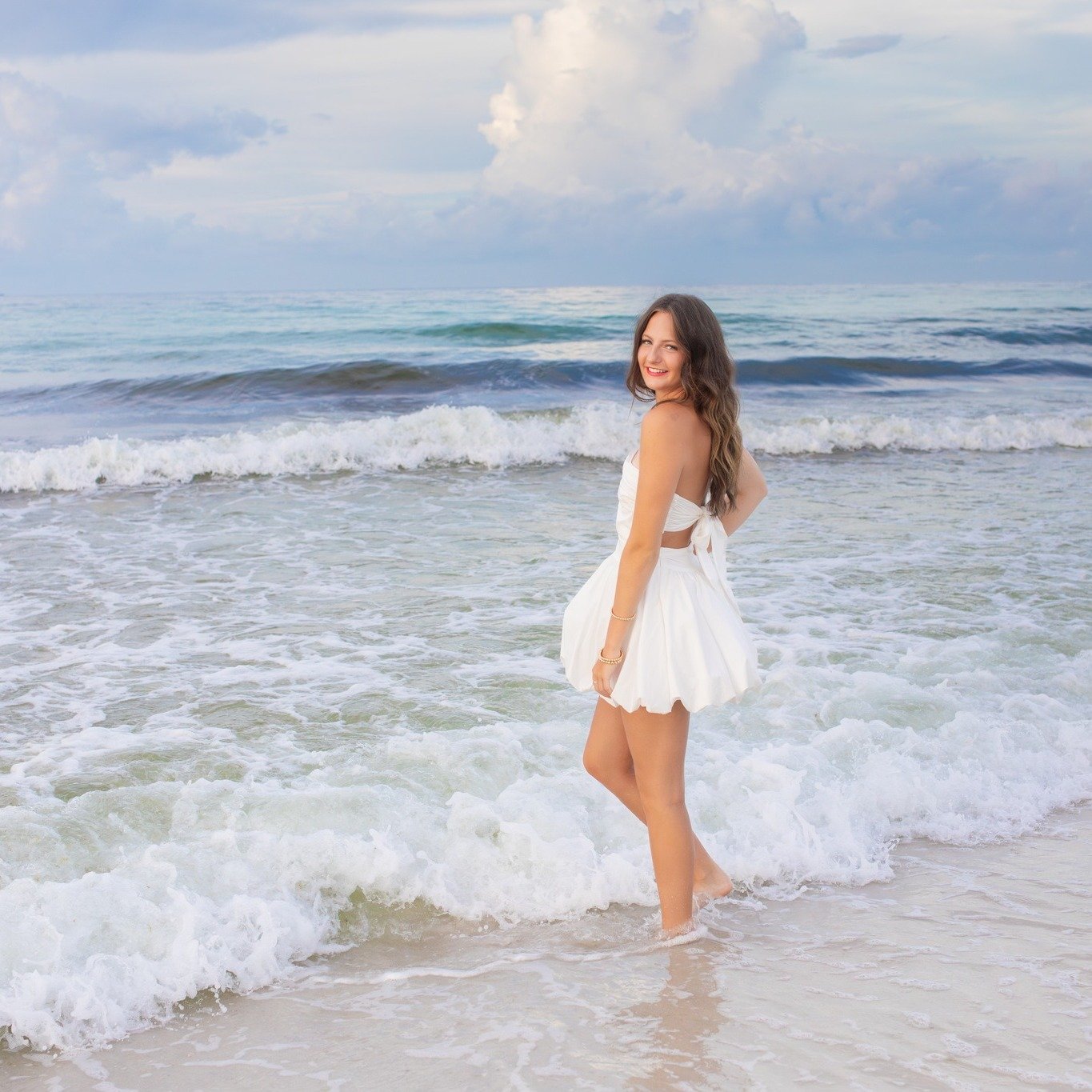 Too many good ones from this senior session. When she walked up I remembered a little girl from summers before with a little flow pink dress. It took me a moment to realize it was her all grown up as I recounted the story of that little girl to her p