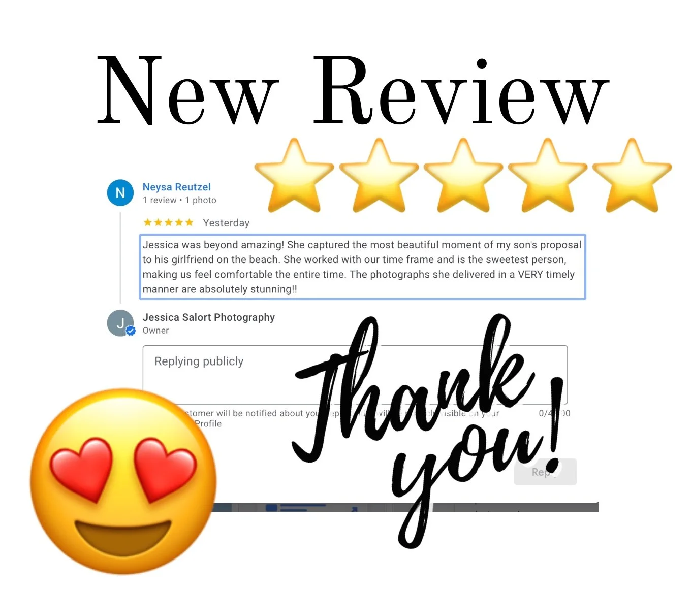 And another one. I am so proud of the work I am doing. These reviews reflect that I am working hard for YOU!

I have last minute availability! Call your girl 850-313-1586

Let&rsquo;s create magic together &rarr; www.jessicasalort.com
Follow along fo