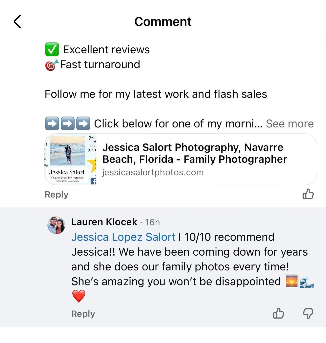 It&rsquo;s such a gift to take your photos year after year. 
📸🙏🏽🌅

www.jessicasalortphotos.com