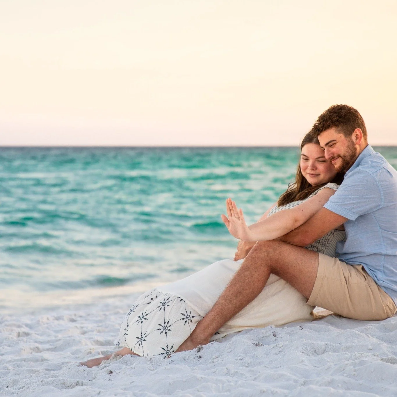 Congrats to these two! Even though I'm not invisible and it's hard to miss me, I was grateful for the beach tent I was able to hide behind. Bride to be was very surprised! These two lucky in love are the absolute cutest and I wish them a lifetime of 