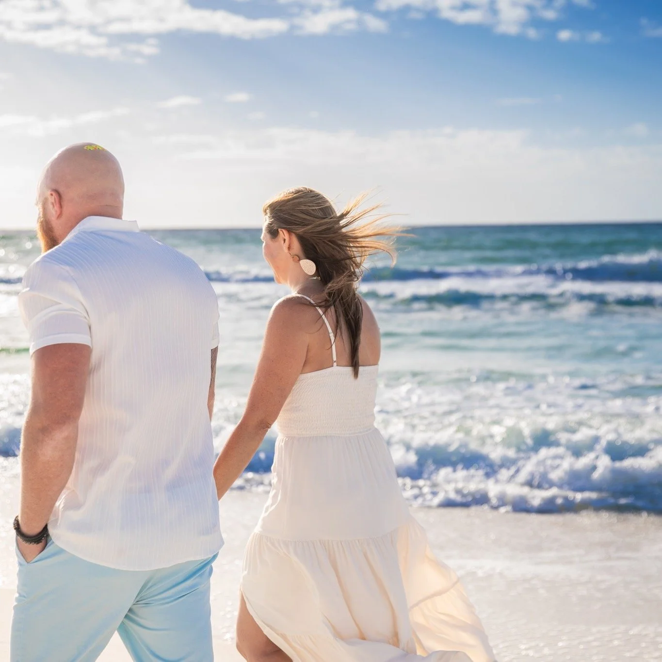 Walking photos are always so dreamy especially when you are walking towards the light source. Please be prepared to get your cardio in with me. The photos are ALWAYS worth it! 

📞Contact Jessica Salort for all your photo needs! (850)313-1586

&ldquo