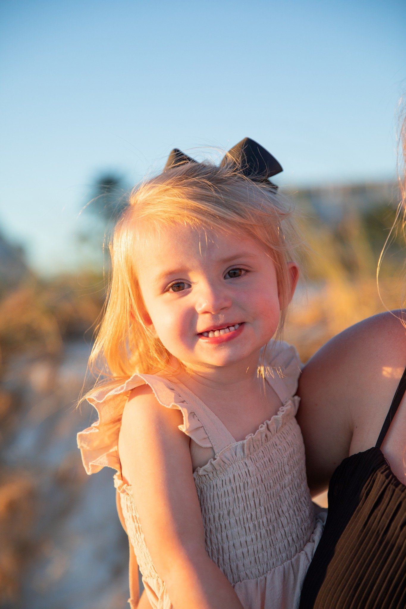 She didn't want her photo taken but with a little encouragement she was all smiles. 

What a sweet little face!
 #photoshoot #familymoments #NavarreBeachPhotography #jessicasalort #extendedfamily