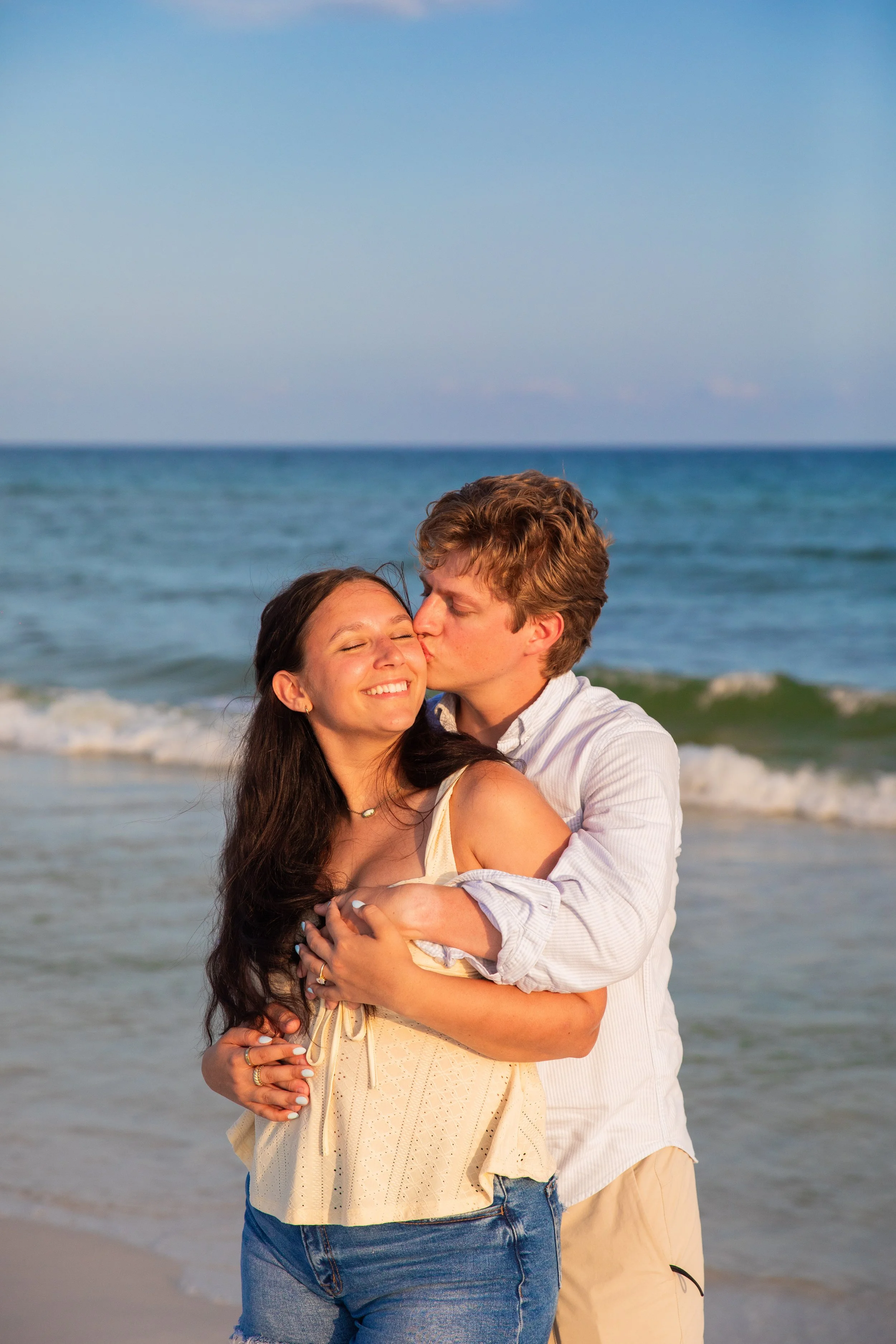 Surprise Engagements on Navarre Beach - Jessica Salort Photography