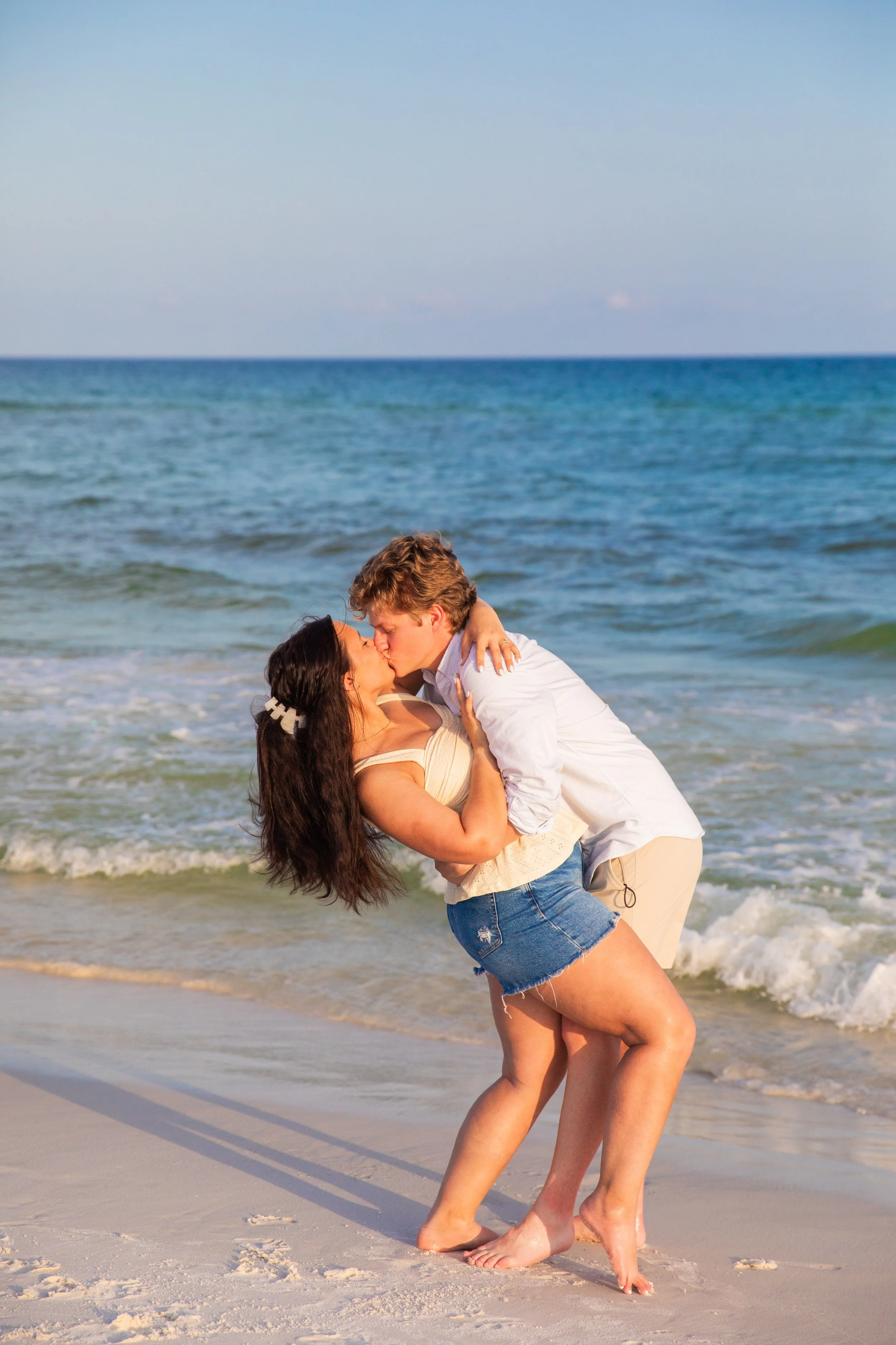 Surprise Engagements on Navarre Beach - Jessica Salort Photography