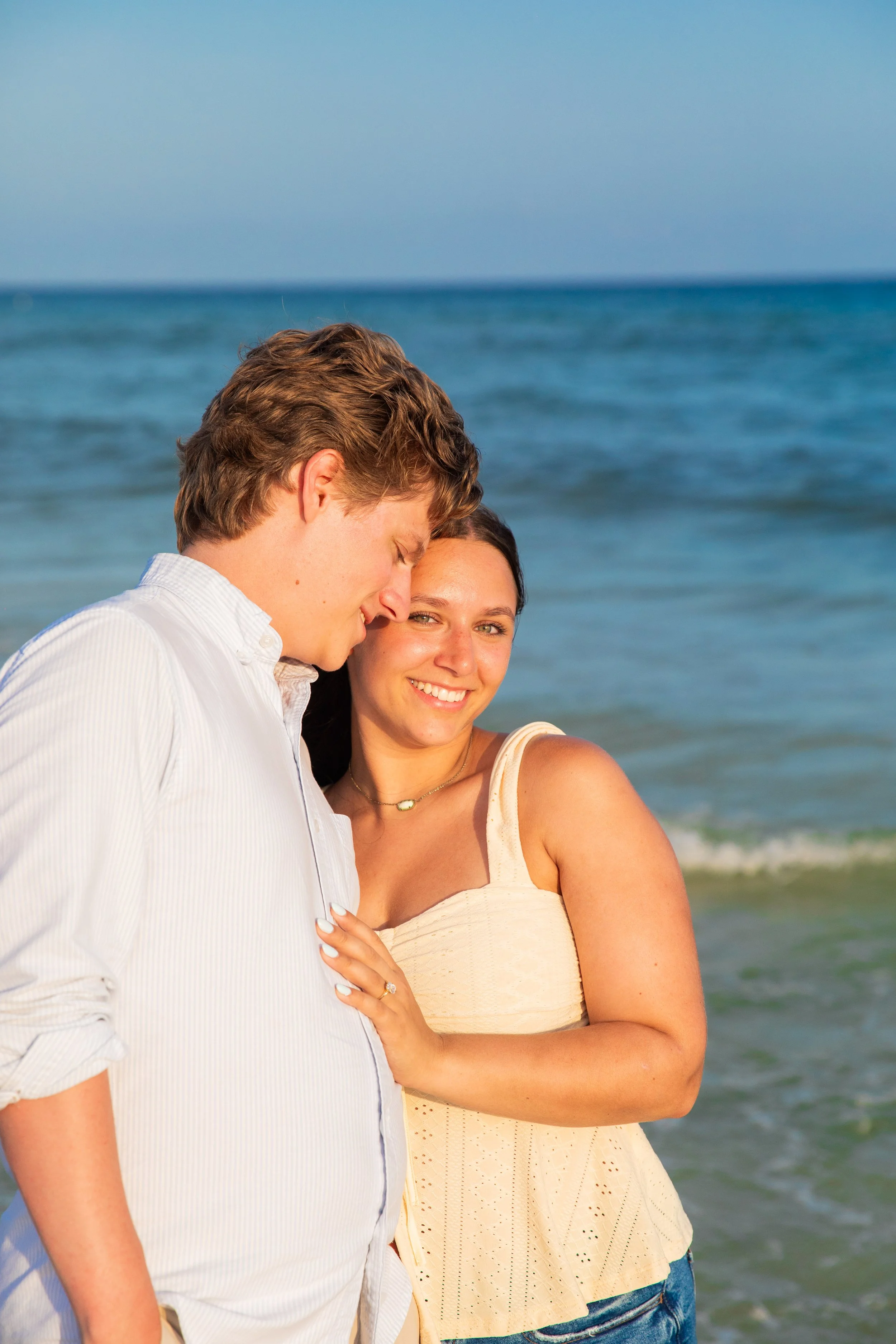 Surprise Engagements on Navarre Beach - Jessica Salort Photography