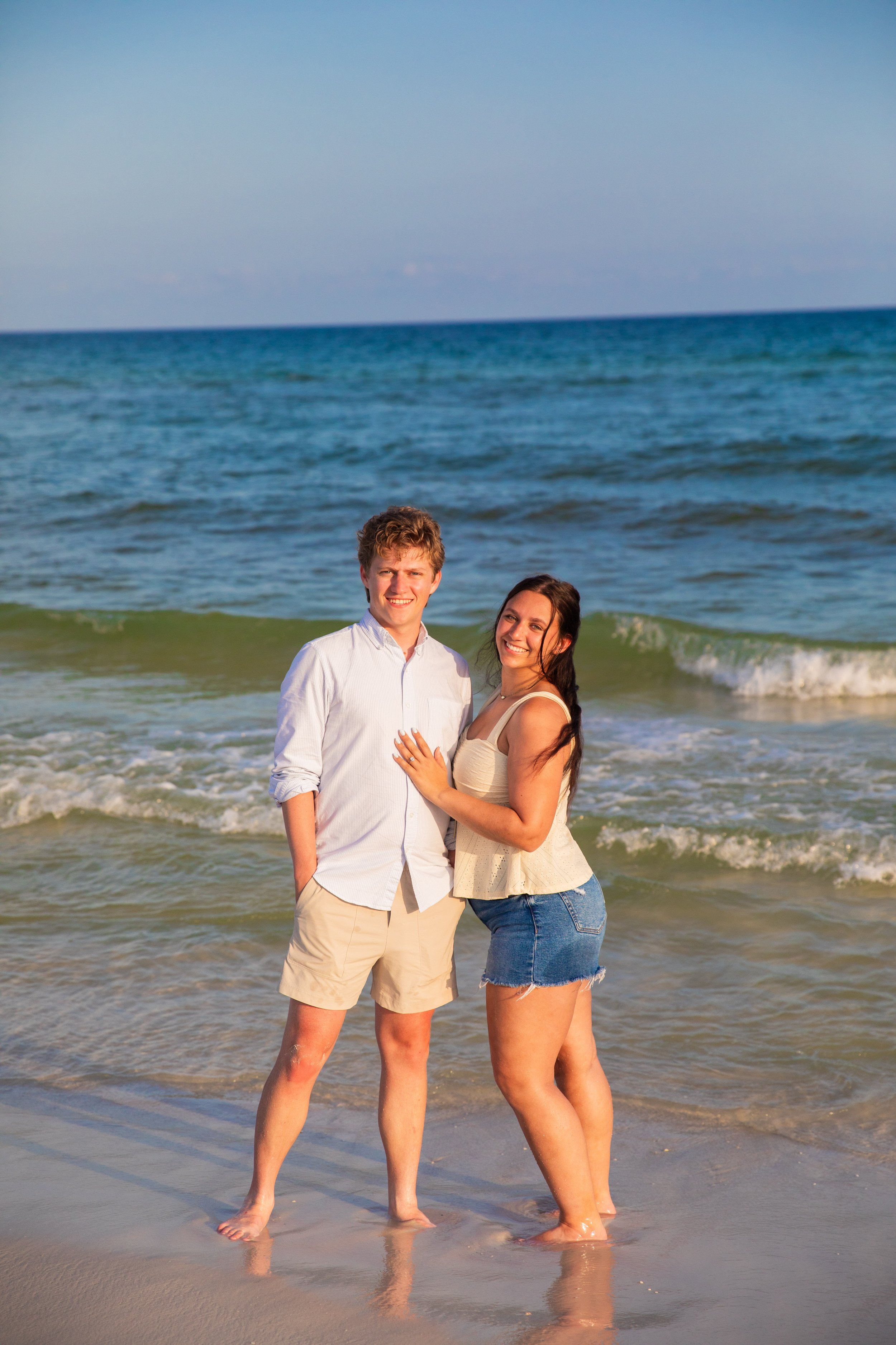 Surprise Engagements on Navarre Beach - Jessica Salort Photography