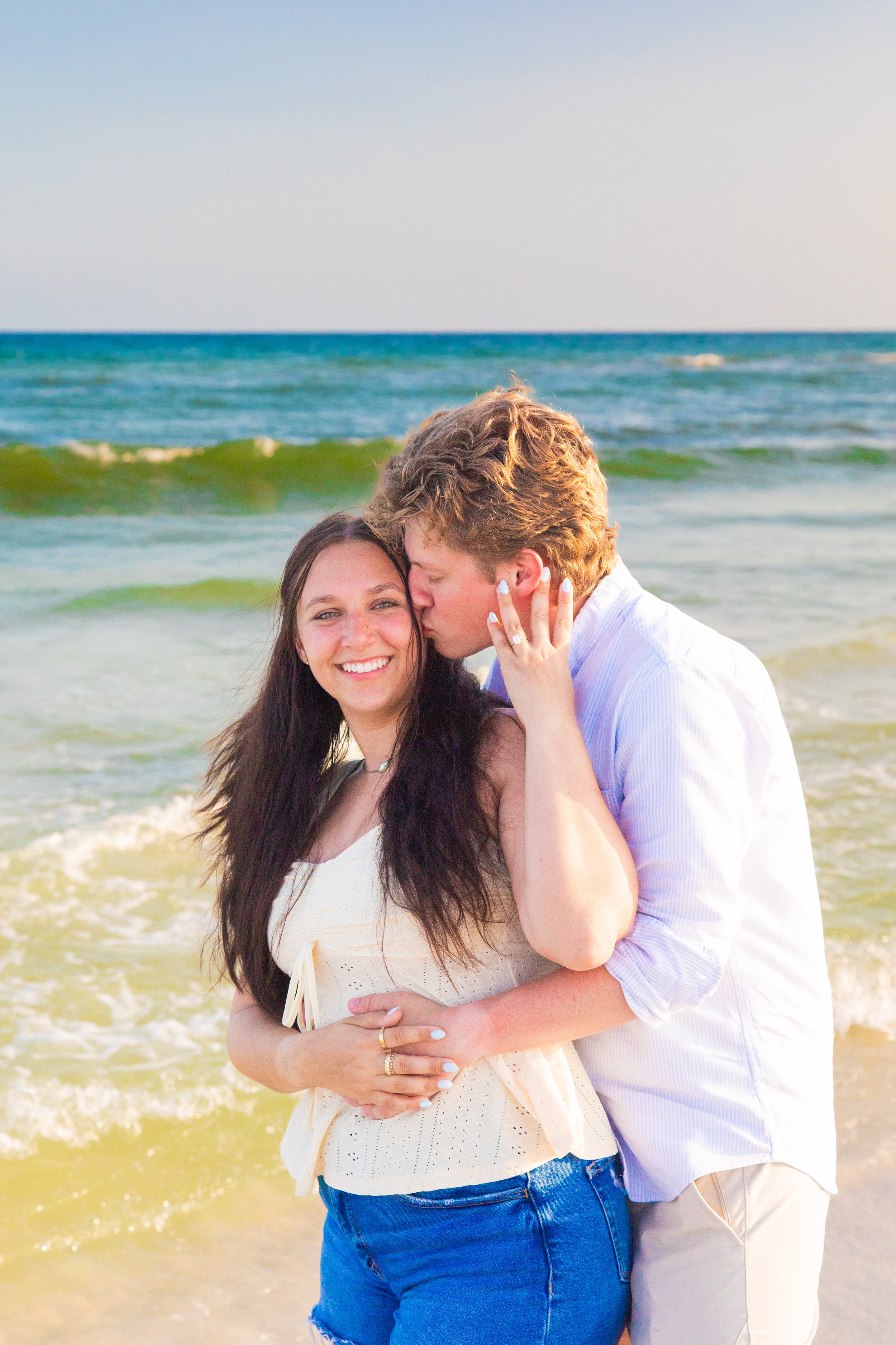 Surprise Engagements on Navarre Beach - Jessica Salort Photography