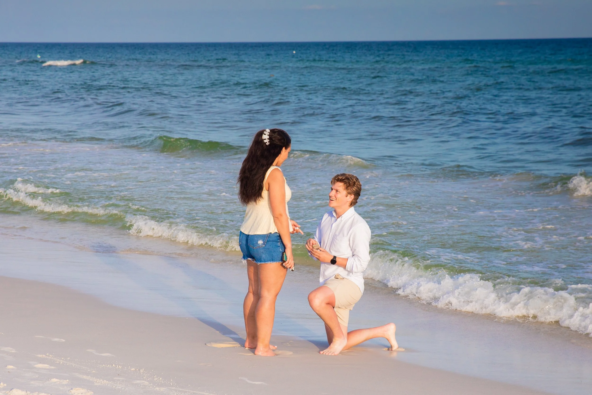 Surprise engagements on Navarre Beach
