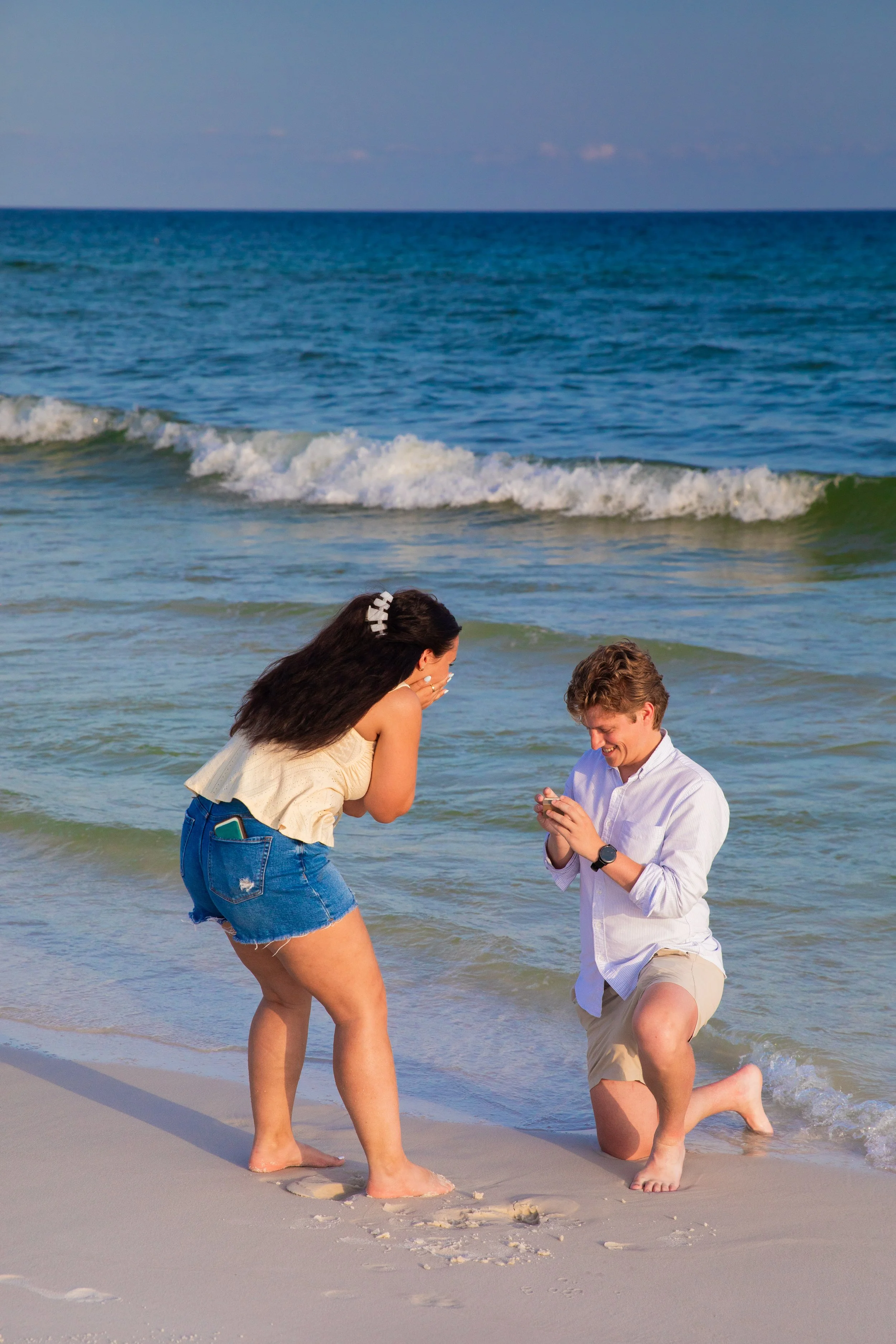 Surprise Engagements Navarre Beach - Jessica Salort Photography