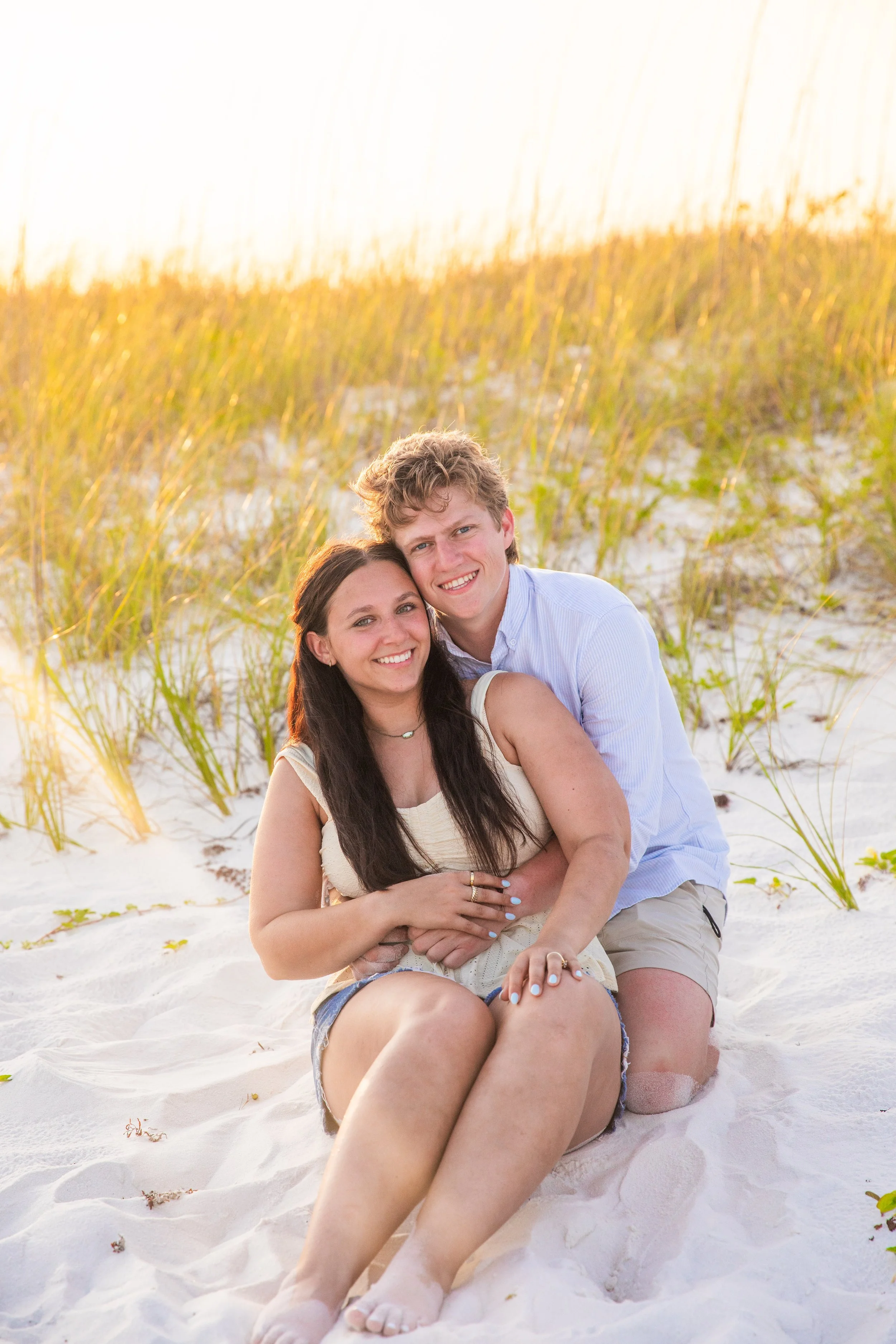 Surprise Engagements on Navarre Beach - Jessica Salort Photography
