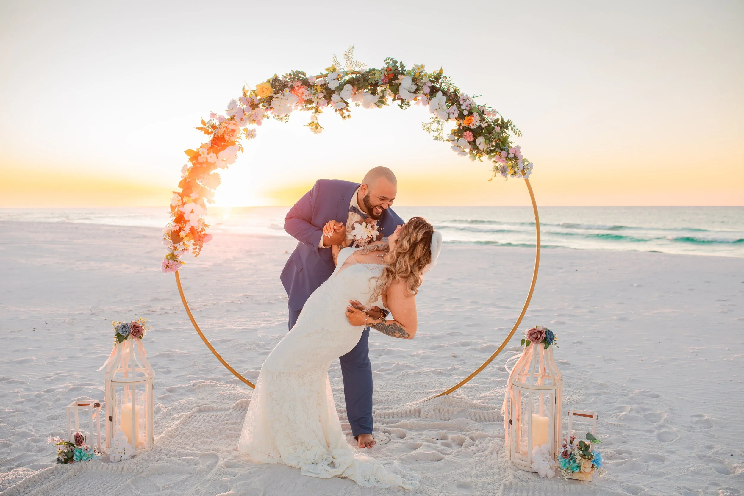 Navarre Beach Weddings - Sunset Weddings
