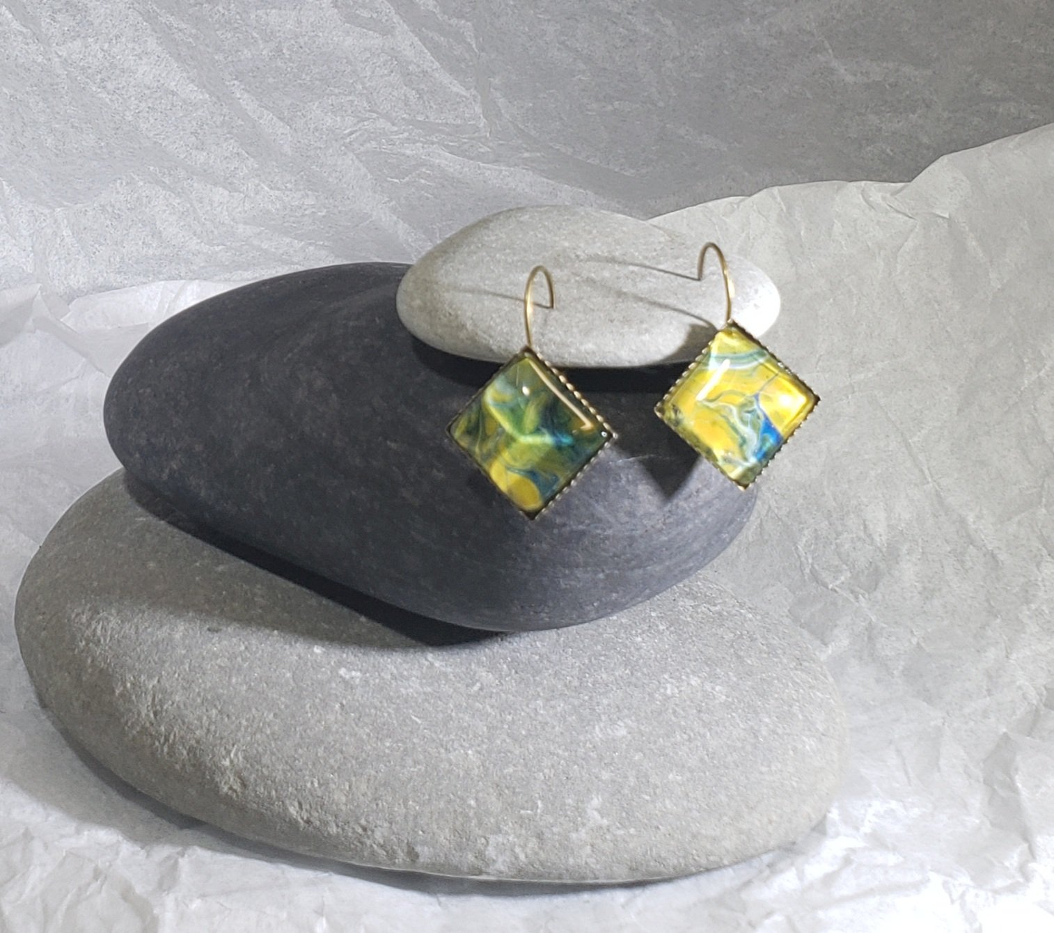Yellow Earrings