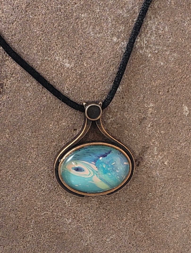 Oval Drop Pendant