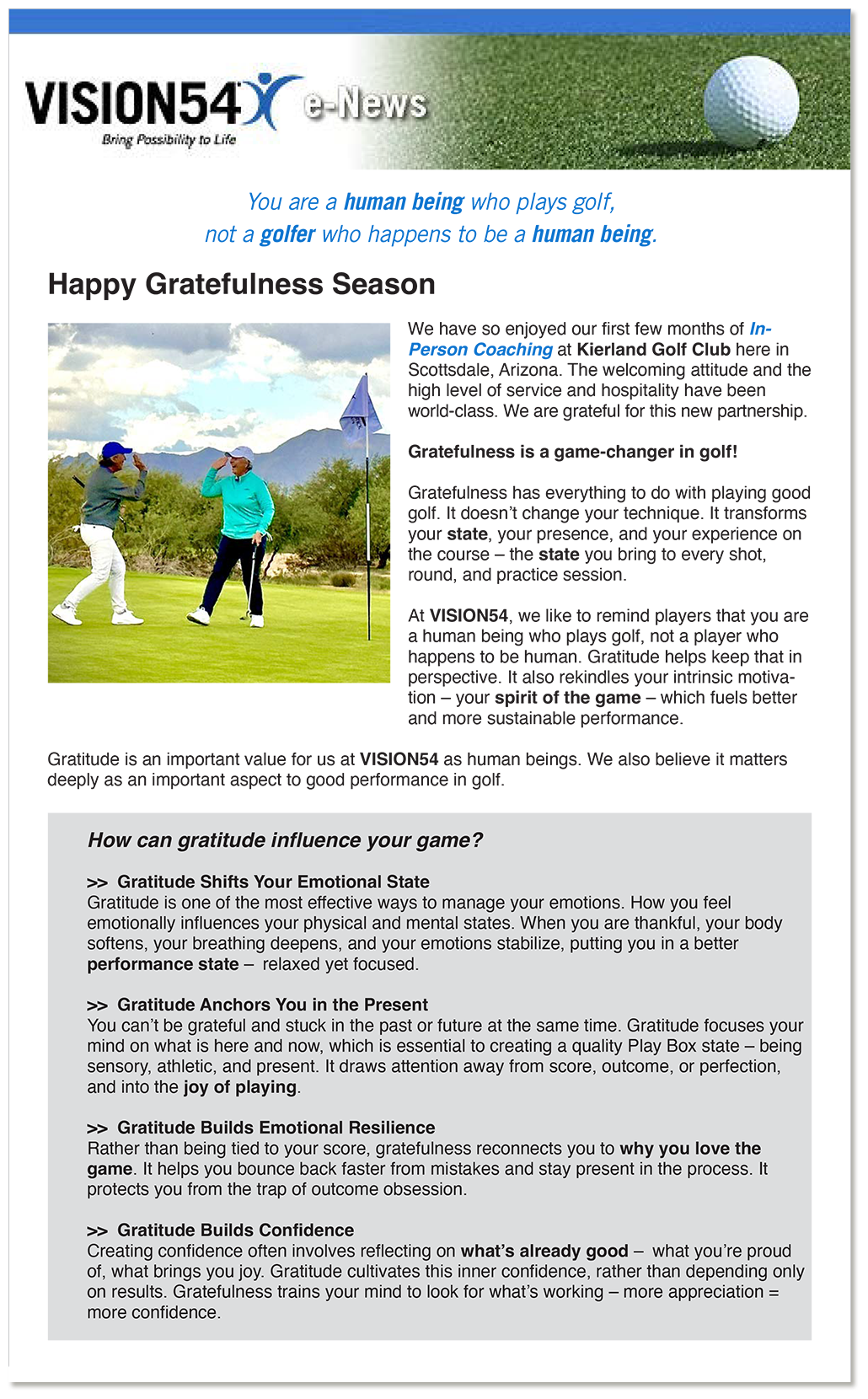 VISION54 eNews v11.25